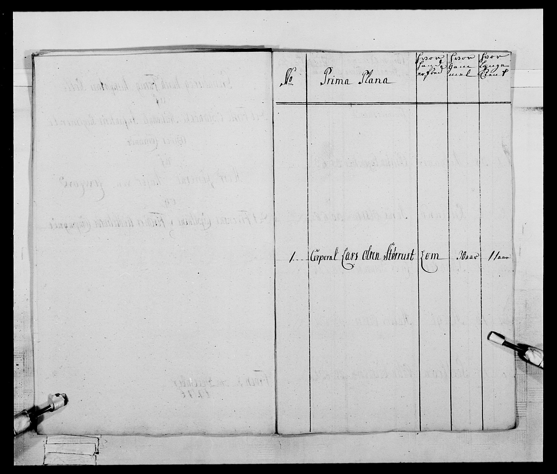 Generalitets- og kommissariatskollegiet, Det kongelige norske kommissariatskollegium, AV/RA-EA-5420/E/Eh/L0059: 1. Opplandske nasjonale infanteriregiment, 1775-1783, p. 125