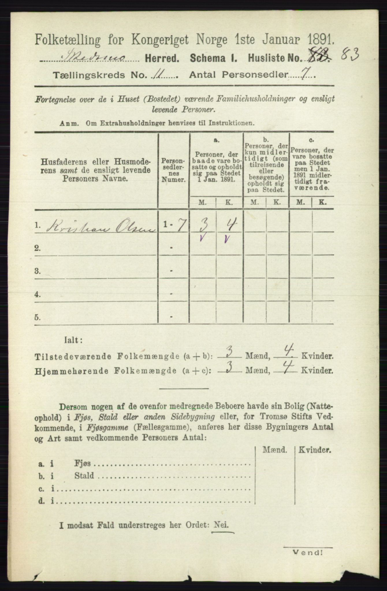 RA, 1891 census for 0231 Skedsmo, 1891, p. 6201