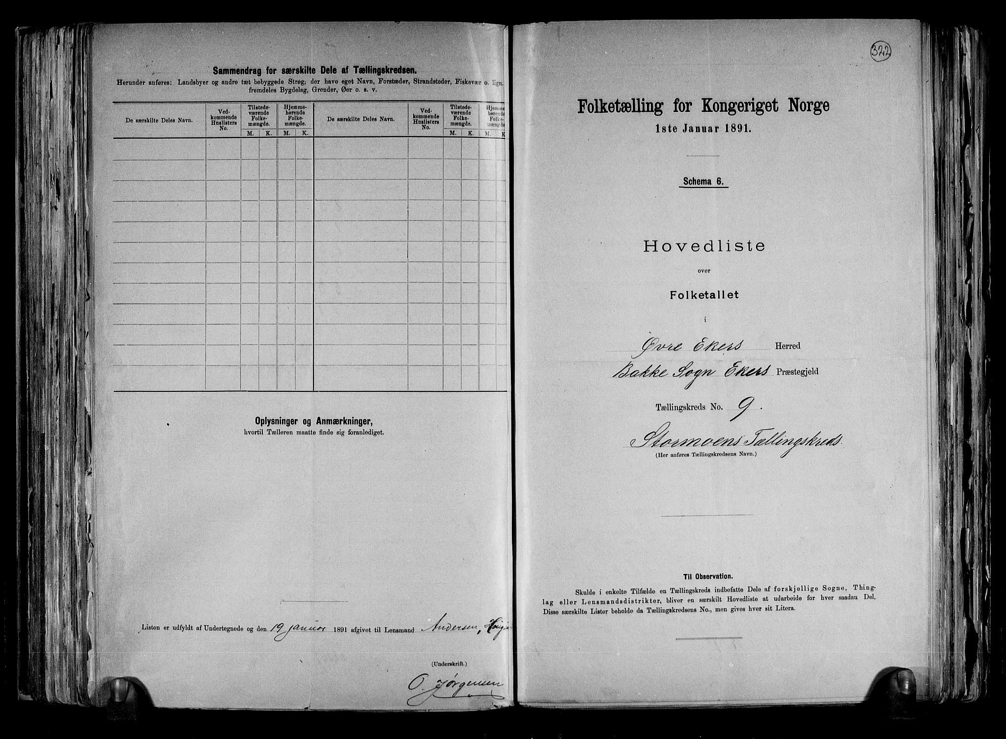RA, 1891 census for 0624 Øvre Eiker, 1891, p. 24