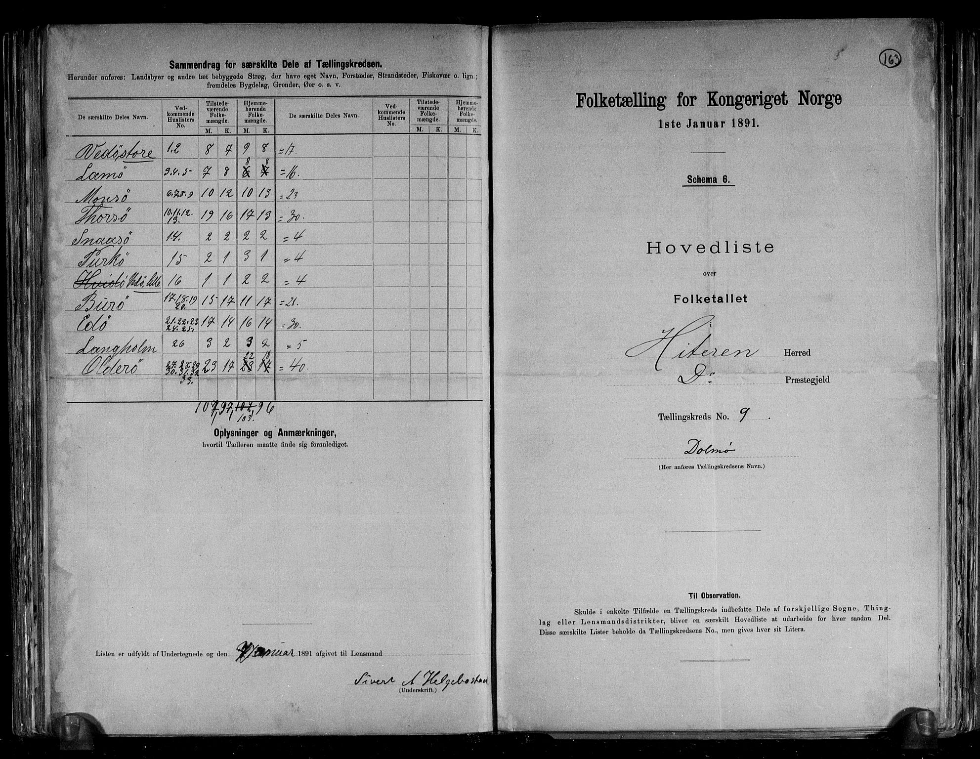 RA, 1891 census for 1617 Hitra, 1891, p. 20