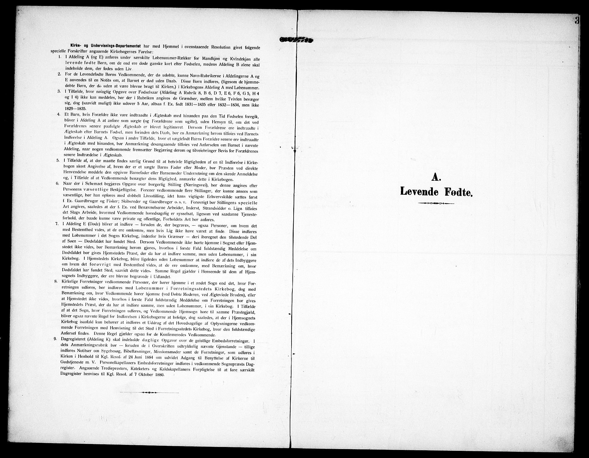 Aurskog prestekontor Kirkebøker, SAO/A-10304a/F/Fa/L0011: Parish register (official) no. I 11, 1905-1911, p. 3