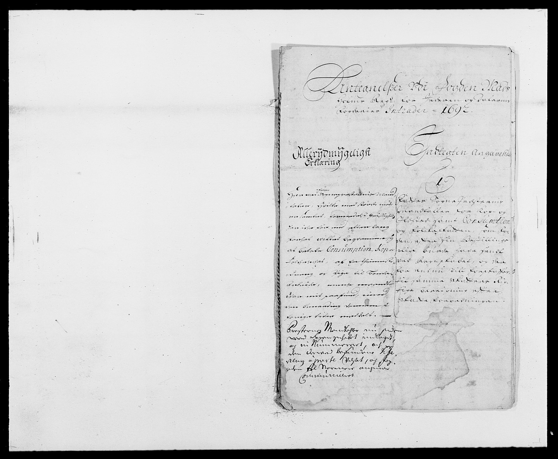 Rentekammeret inntil 1814, Reviderte regnskaper, Fogderegnskap, RA/EA-4092/R46/L2727: Fogderegnskap Jæren og Dalane, 1690-1693, p. 225