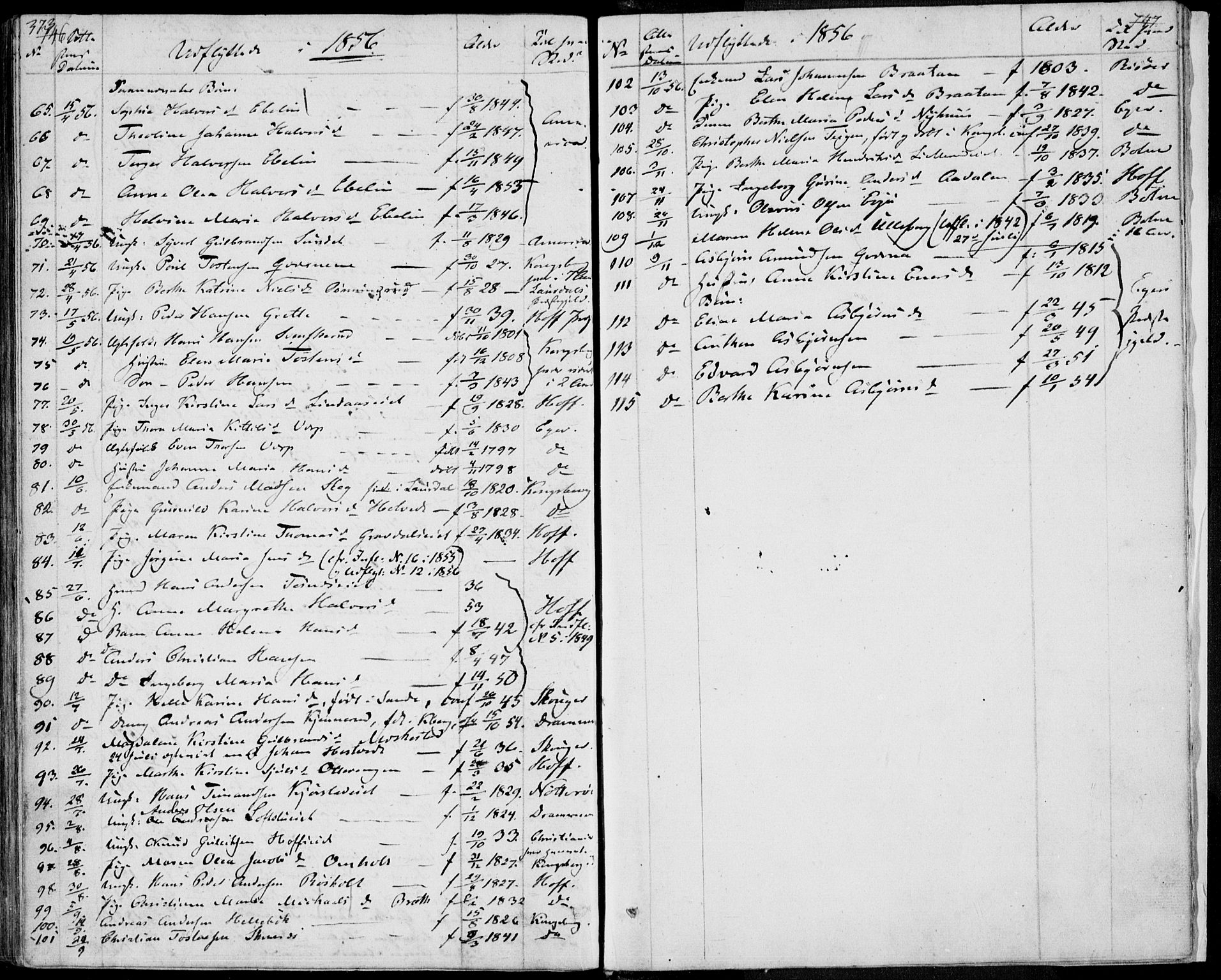 Sandsvær kirkebøker, AV/SAKO-A-244/F/Fa/L0005: Parish register (official) no. I 5, 1840-1856, p. 746-747