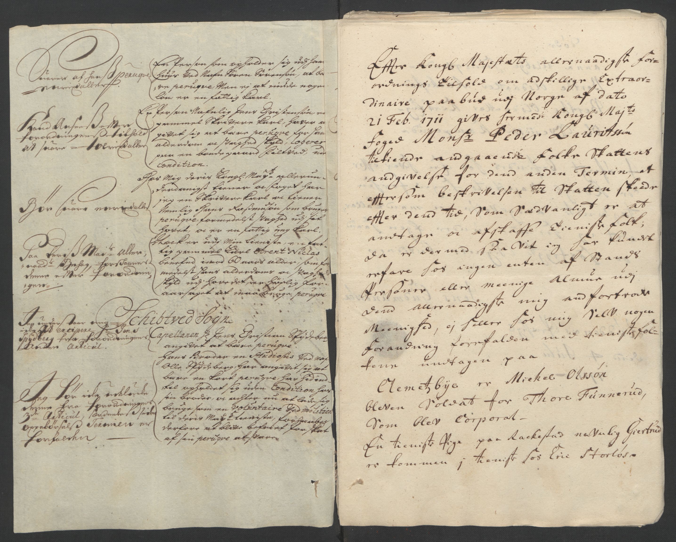 Rentekammeret inntil 1814, Reviderte regnskaper, Fogderegnskap, AV/RA-EA-4092/R07/L0304: Fogderegnskap Rakkestad, Heggen og Frøland, 1711, p. 109