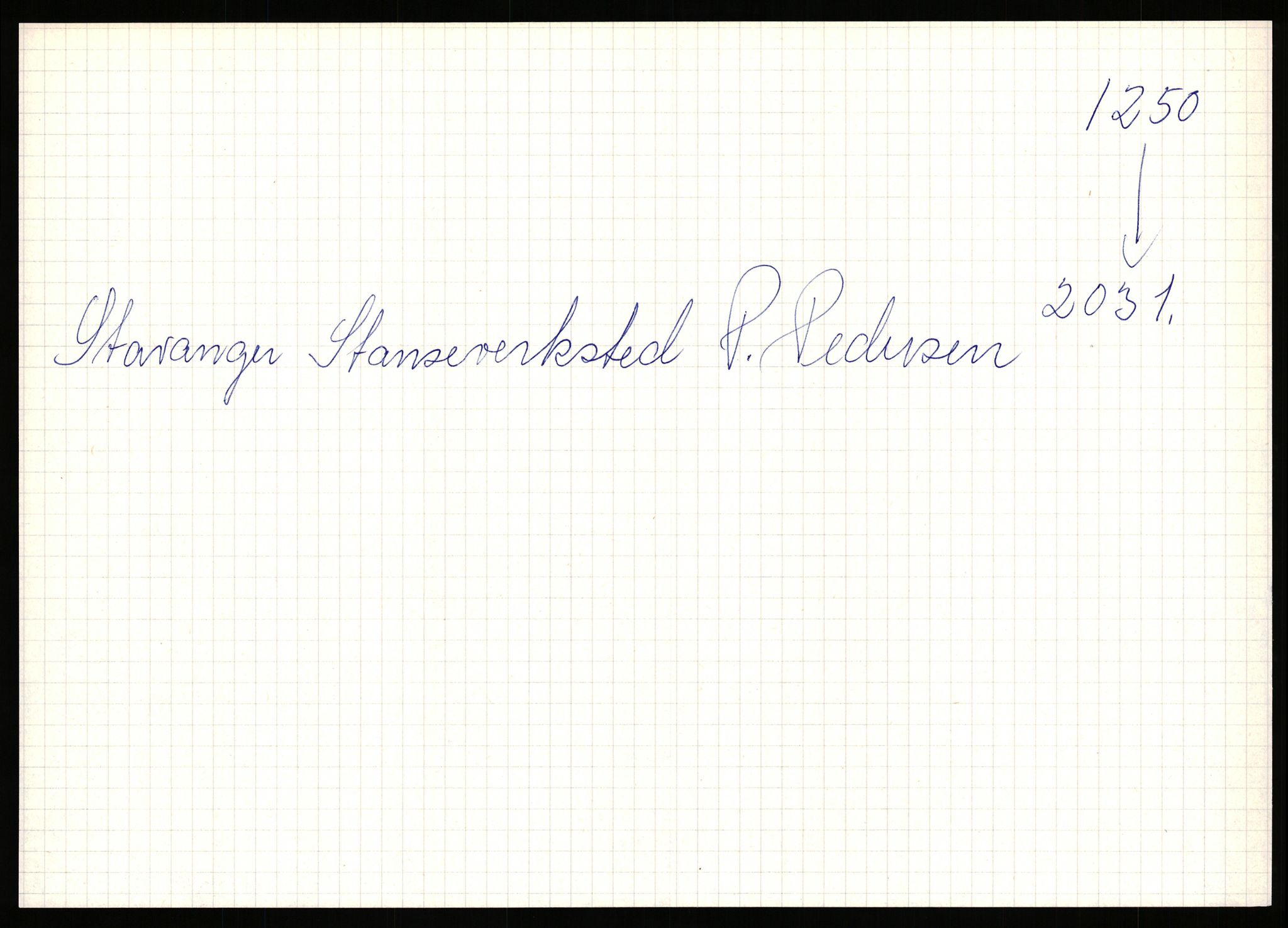Stavanger byfogd, SAST/A-101408/002/J/Jd/Jde/L0004: Registreringsmeldinger og bilag. Enkeltmannsforetak, 1001-1350, 1891-1990, p. 399