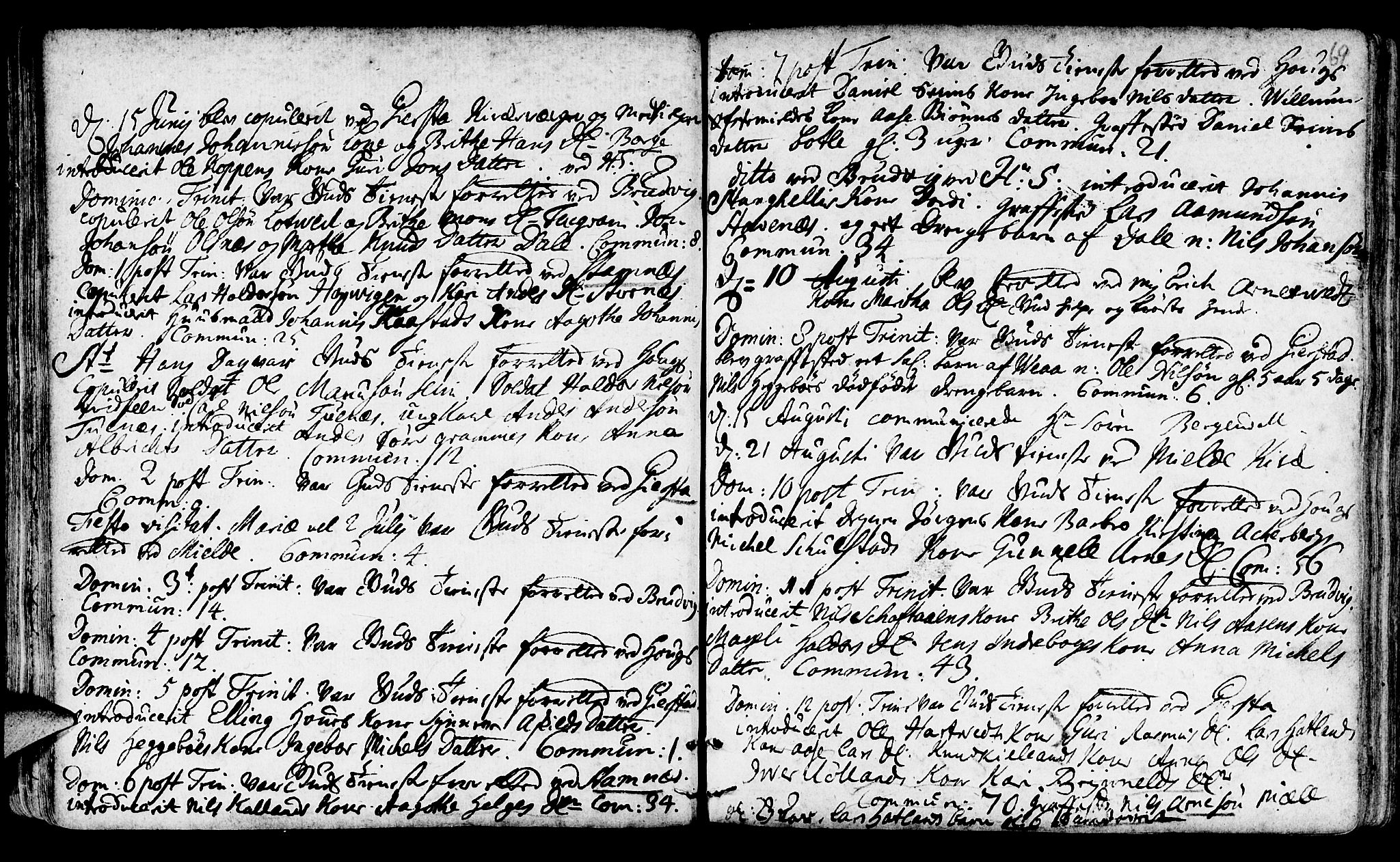 Haus sokneprestembete, AV/SAB-A-75601/H/Haa: Parish register (official) no. A 4, 1723-1733, p. 69