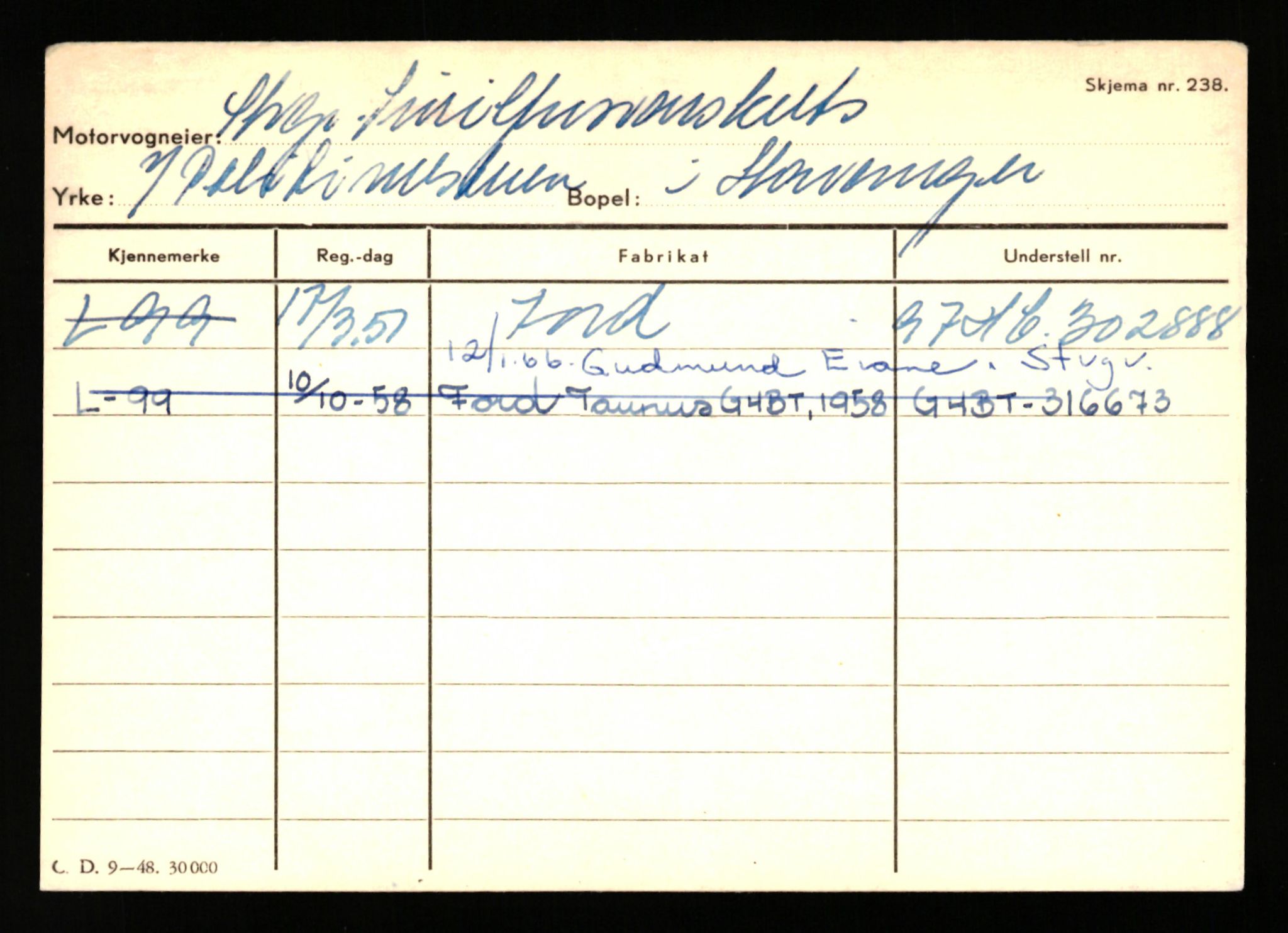 Stavanger trafikkstasjon, SAST/A-101942/0/H/L0033: Scala - Skeibrok, 1930-1971, p. 2174