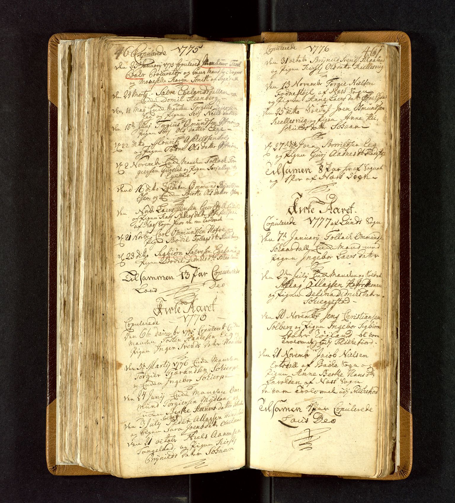 Lund sokneprestkontor, SAST/A-101809/S06/L0003: Parish register (official) no. A 3, 1761-1801, p. 460-461