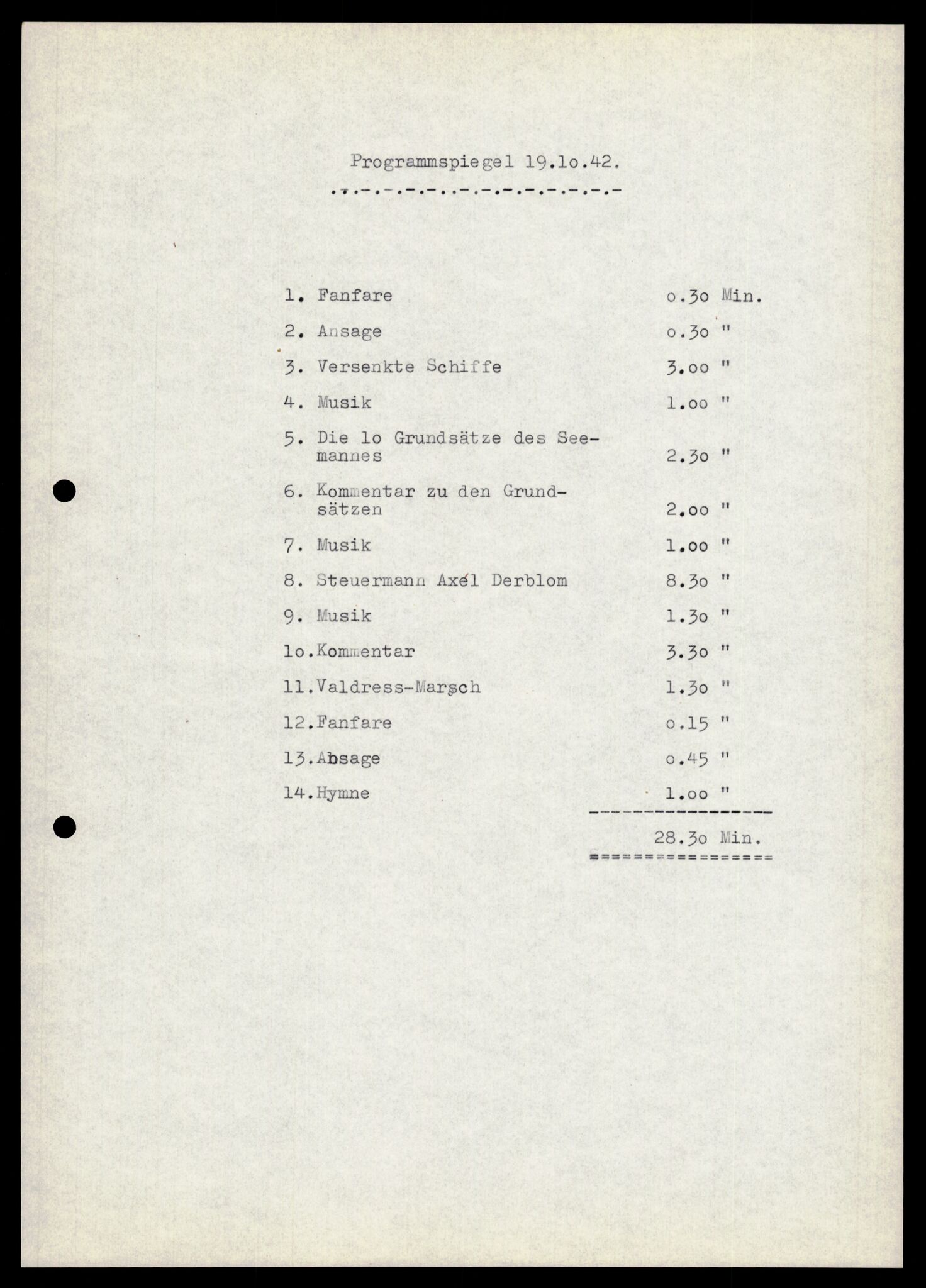 Forsvarets Overkommando. 2 kontor. Arkiv 11.4. Spredte tyske arkivsaker, AV/RA-RAFA-7031/D/Dar/Darb/L0009: Reichskommissariat - Hauptabteilung Volksaufklärung und Propaganda, 1940-1942, p. 1177