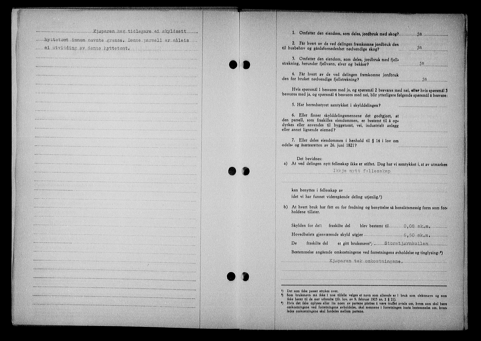 Nedenes sorenskriveri, AV/SAK-1221-0006/G/Gb/Gba/L0051: Mortgage book no. A-V, 1943-1944, Diary no: : 982/1943