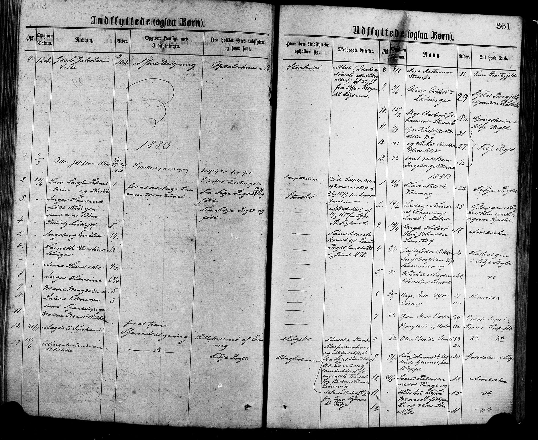 Sund sokneprestembete, AV/SAB-A-99930: Parish register (official) no. A 15, 1867-1881, p. 361