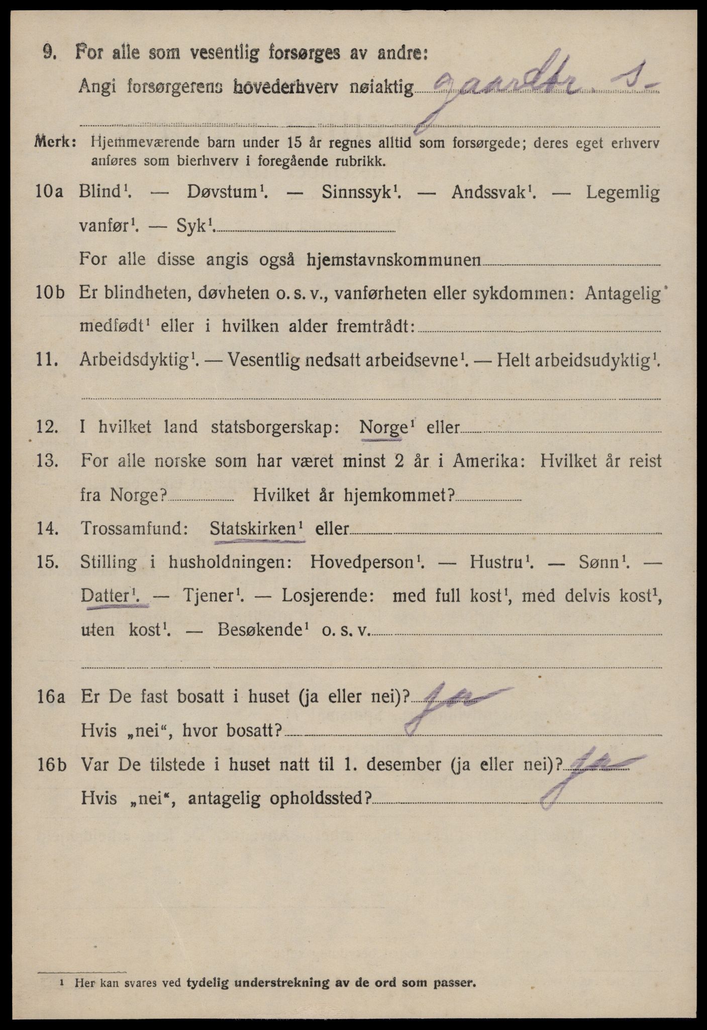 SAT, 1920 census for Ørskog, 1920, p. 3603