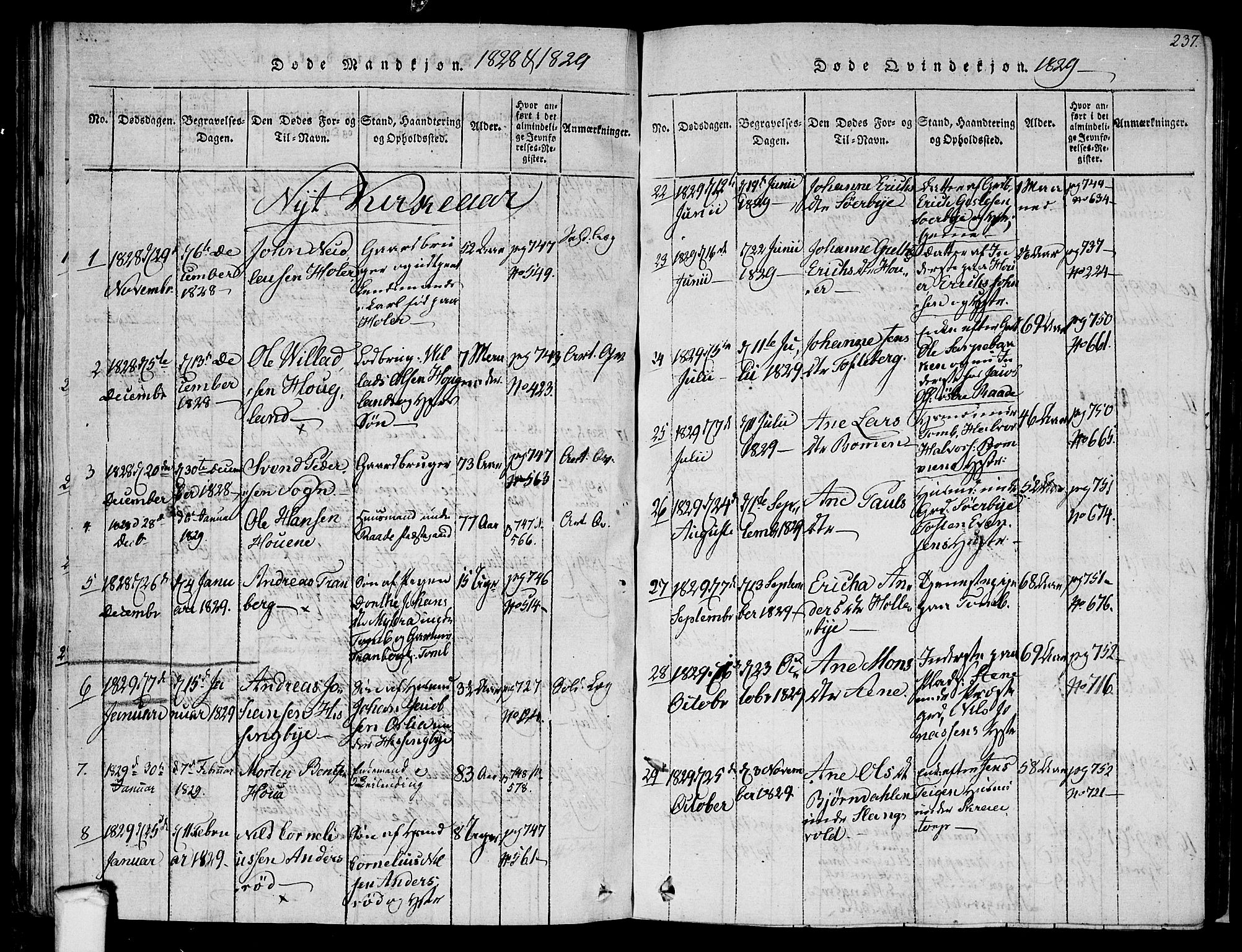 Råde prestekontor kirkebøker, AV/SAO-A-2009/F/Fa/L0004: Parish register (official) no. 4, 1814-1830, p. 236-237