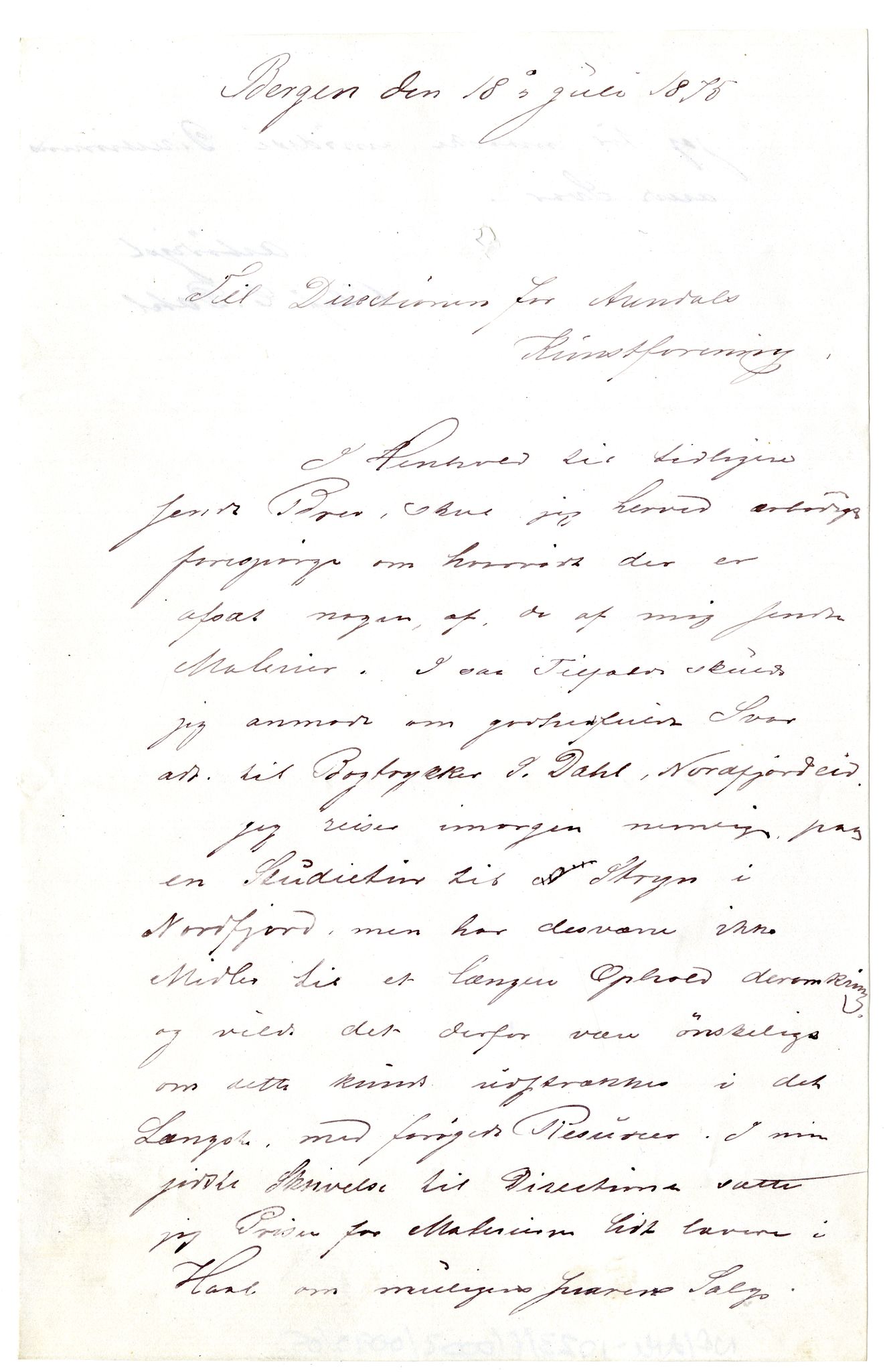 Diderik Maria Aalls brevsamling, NF/Ark-1023/F/L0002: D.M. Aalls brevsamling. B - C, 1799-1889, p. 444