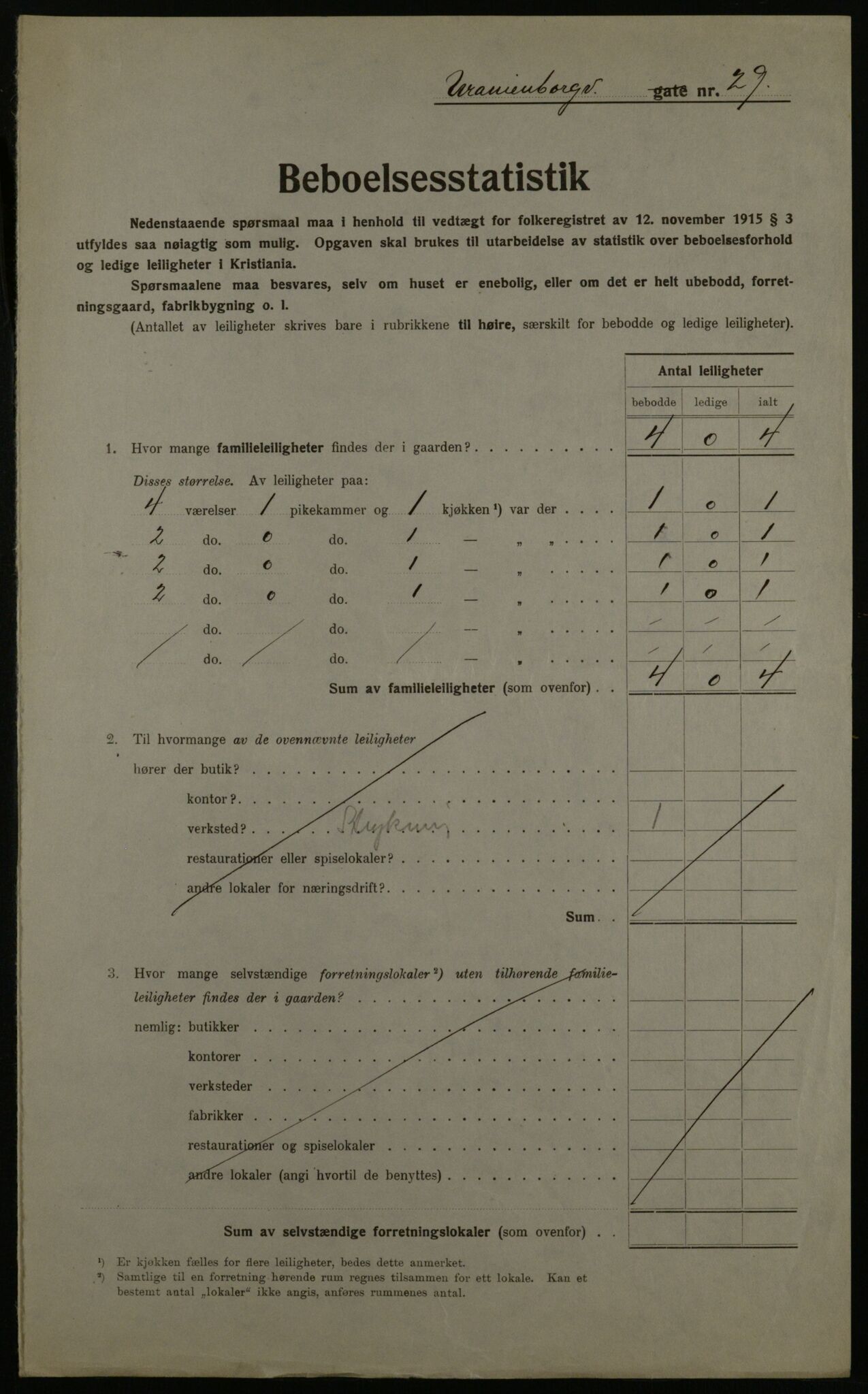 OBA, Municipal Census 1923 for Kristiania, 1923, p. 133269