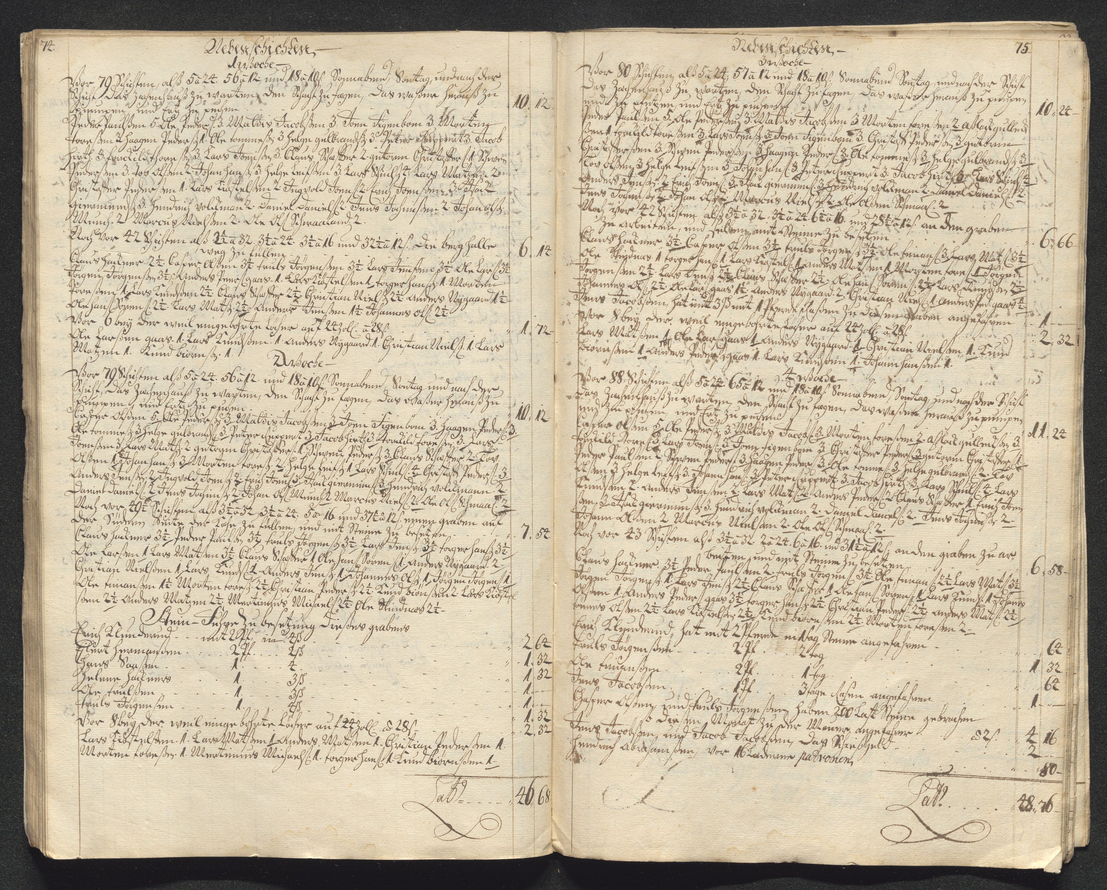 Kongsberg Sølvverk 1623-1816, AV/SAKO-EA-3135/001/D/Dc/Dcd/L0099: Utgiftsregnskap for gruver m.m., 1710, p. 415