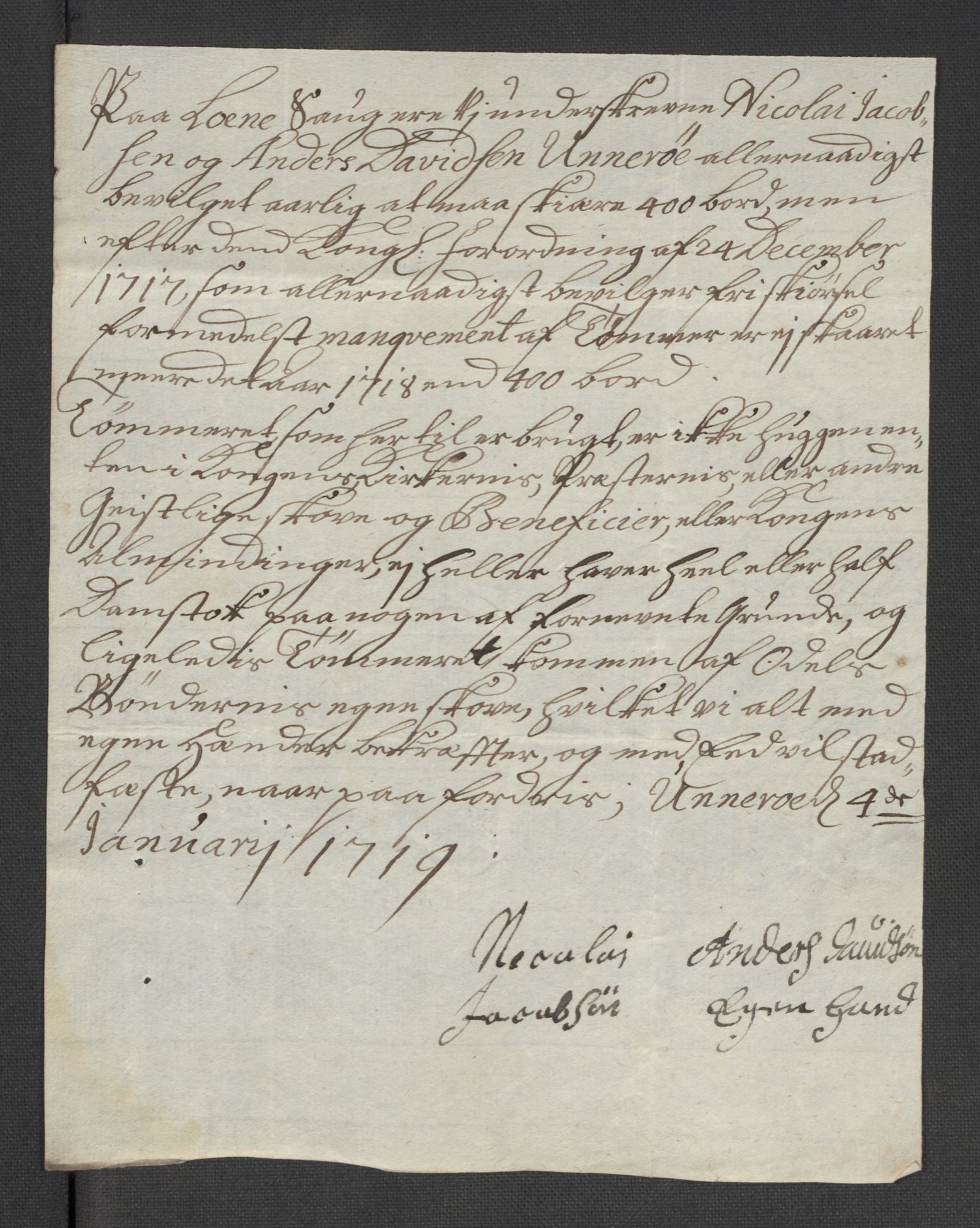 Rentekammeret inntil 1814, Reviderte regnskaper, Fogderegnskap, AV/RA-EA-4092/R43/L2563: Fogderegnskap Lista og Mandal, 1718, p. 54