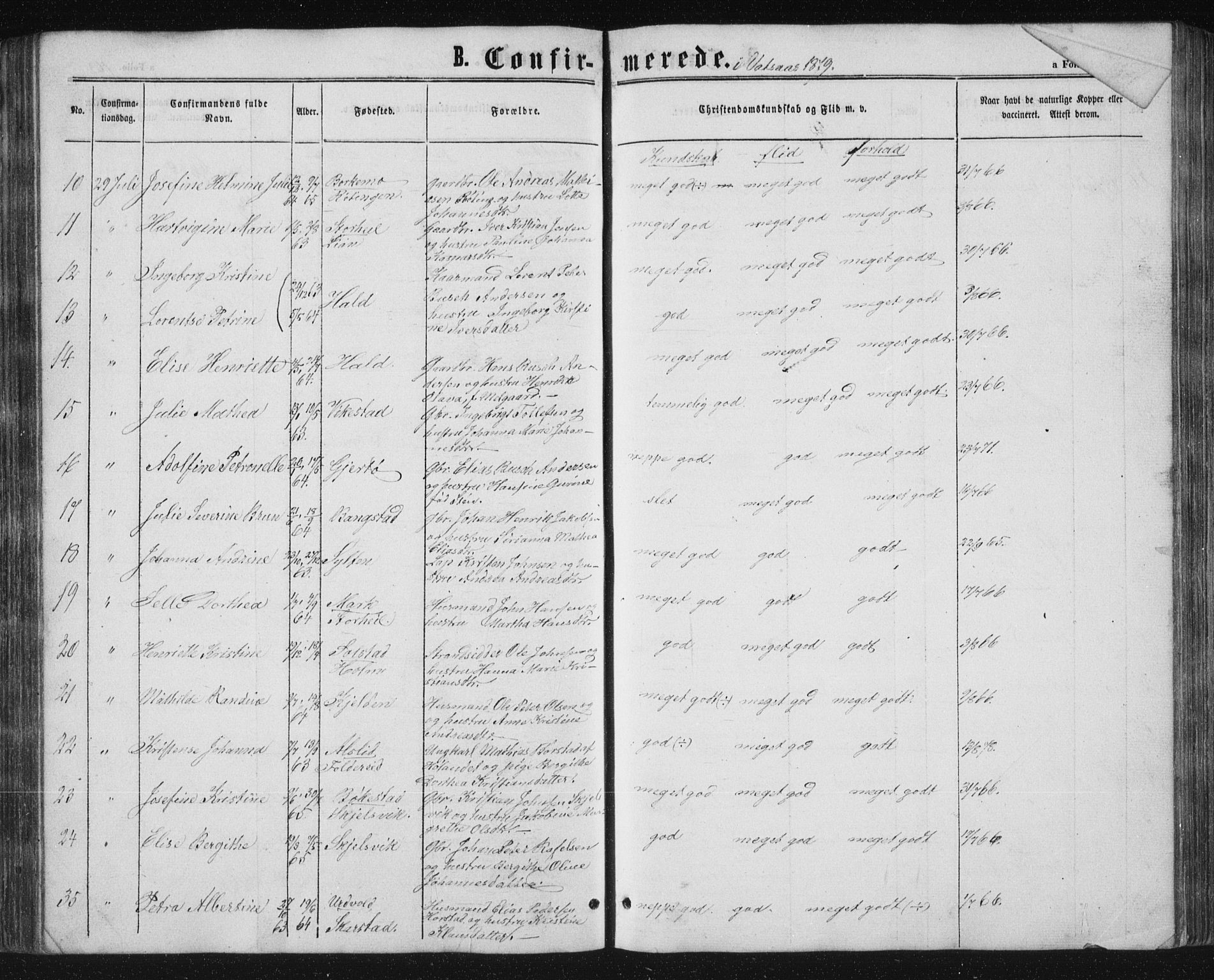 Ministerialprotokoller, klokkerbøker og fødselsregistre - Nordland, AV/SAT-A-1459/810/L0158: Parish register (copy) no. 810C02 /1, 1863-1883, p. 164