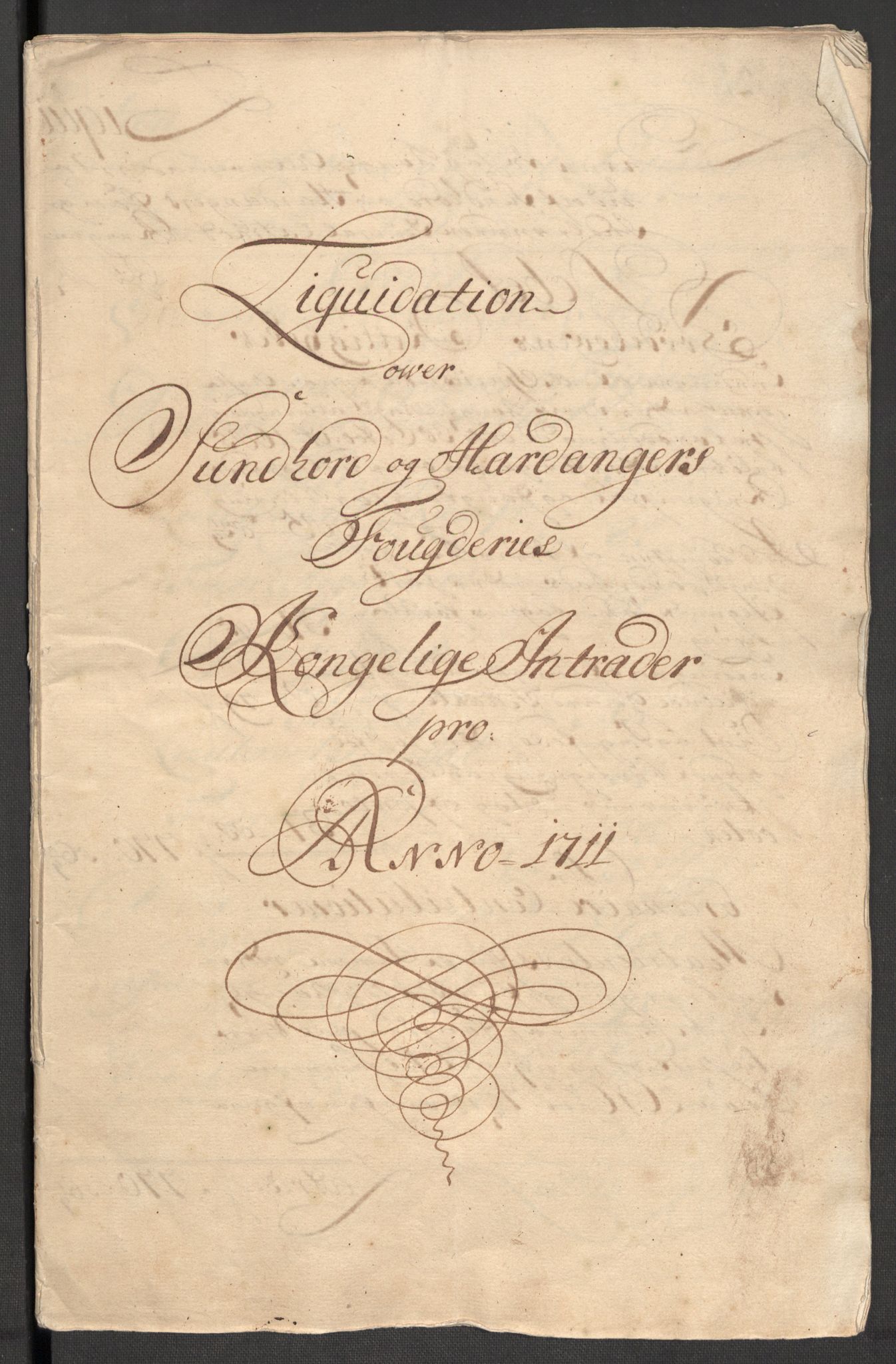 Rentekammeret inntil 1814, Reviderte regnskaper, Fogderegnskap, AV/RA-EA-4092/R48/L2987: Fogderegnskap Sunnhordland og Hardanger, 1711, p. 26