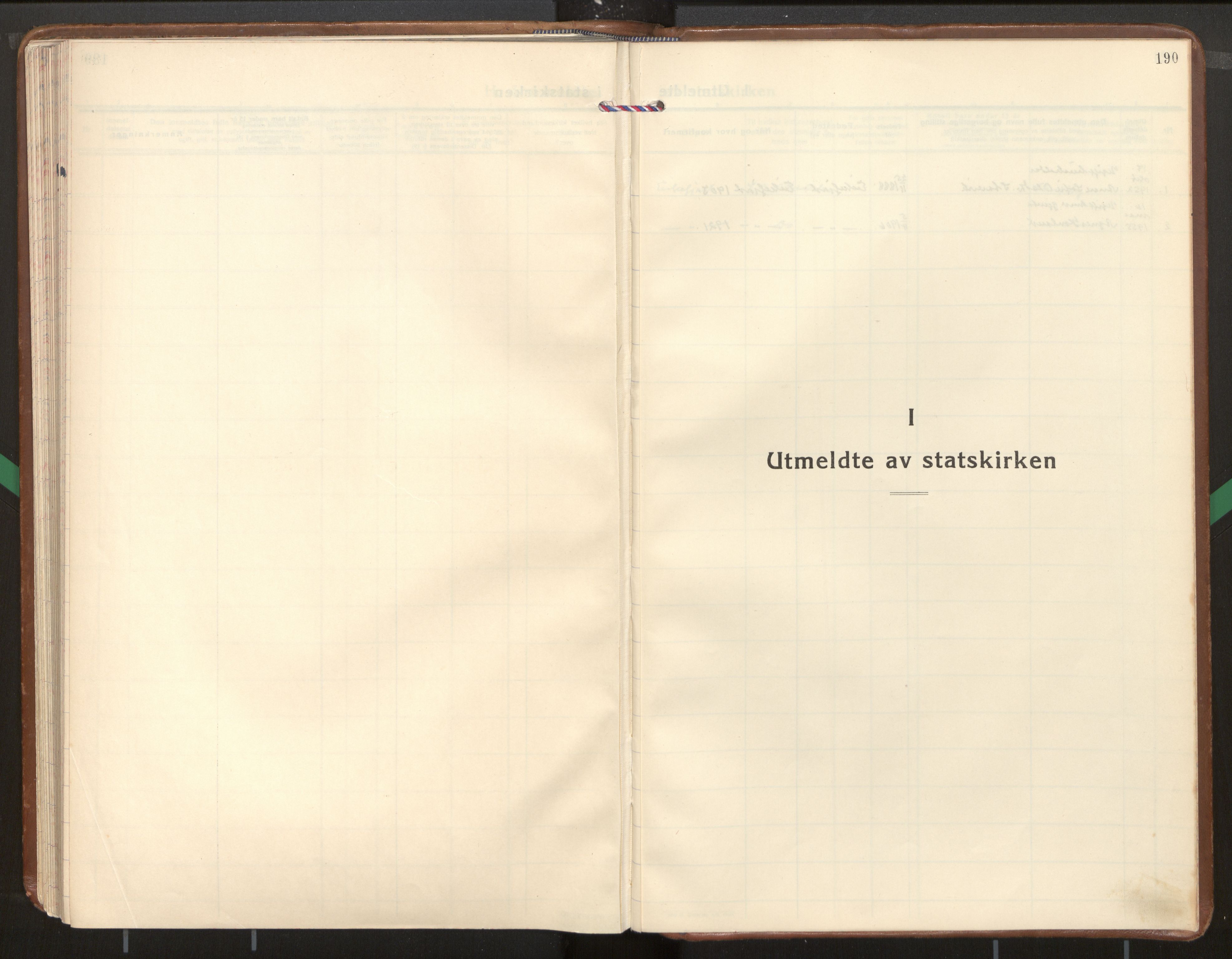 Kinn sokneprestembete, SAB/A-80801/H/Haa/Haae/L0003: Parish register (official) no. E 3, 1937-1955, p. 190