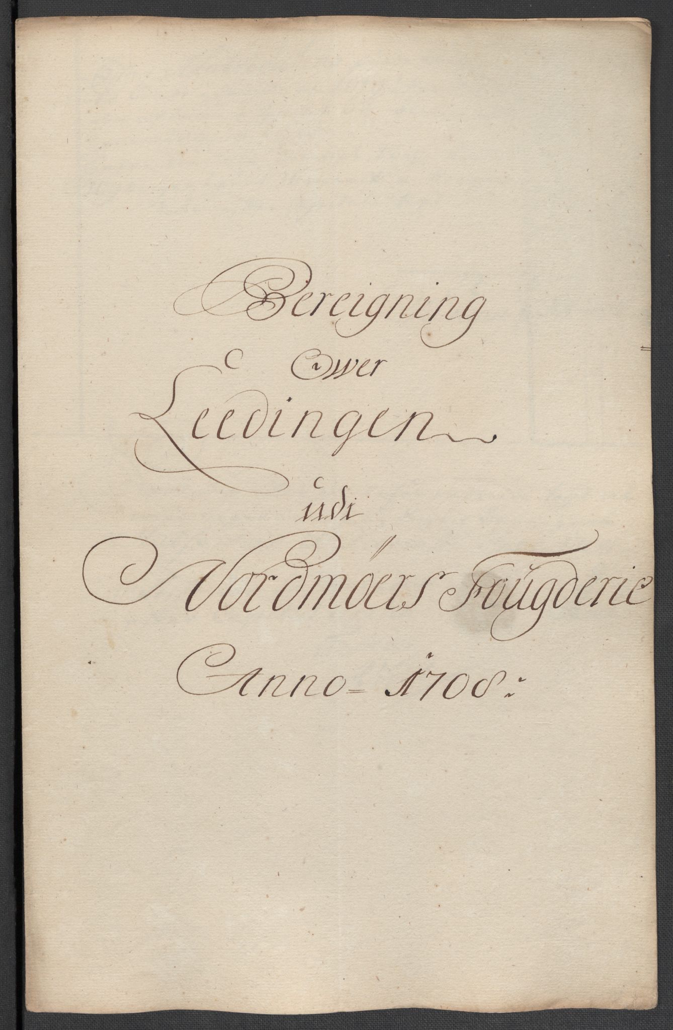 Rentekammeret inntil 1814, Reviderte regnskaper, Fogderegnskap, RA/EA-4092/R56/L3743: Fogderegnskap Nordmøre, 1708, p. 102