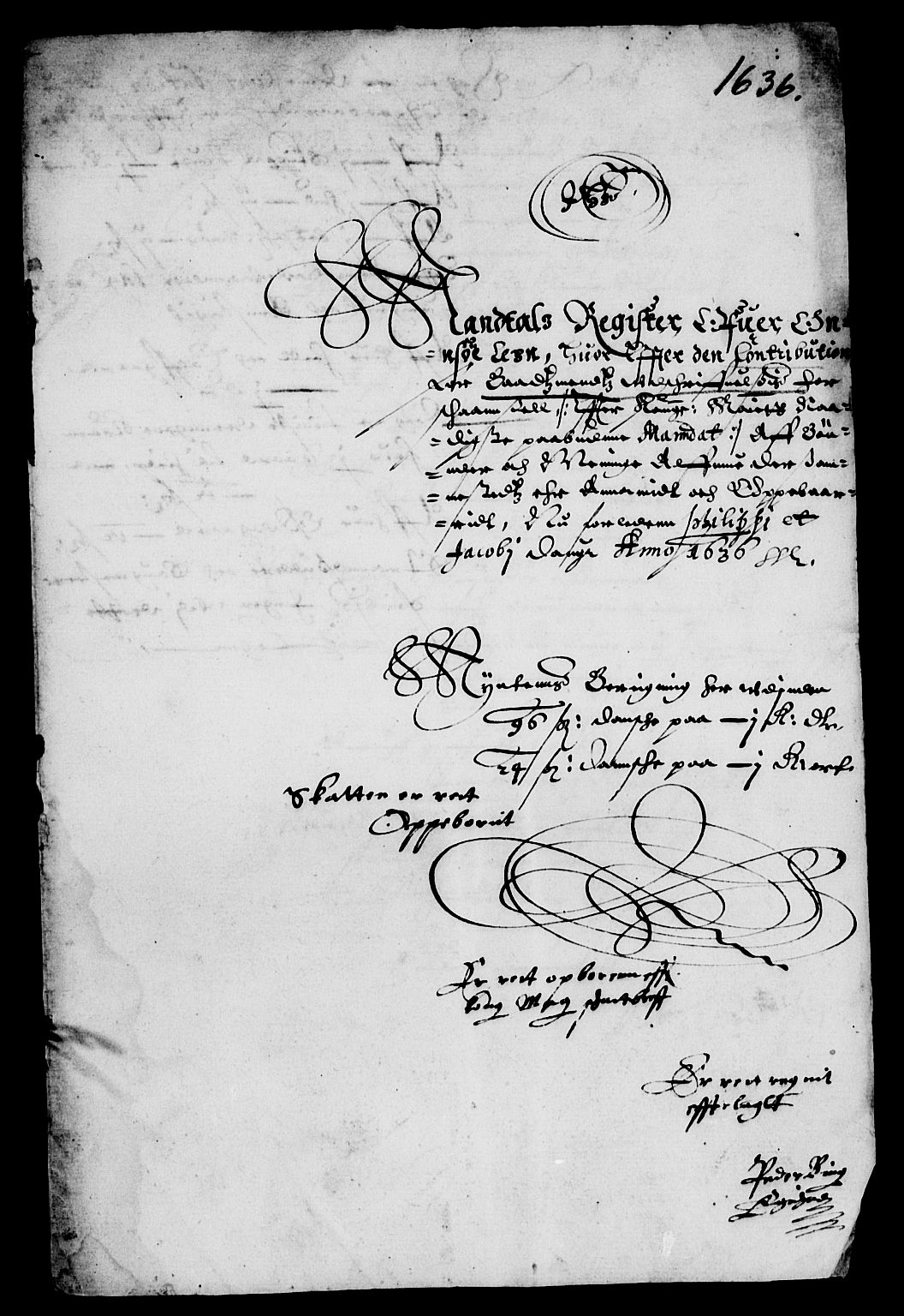 Rentekammeret inntil 1814, Reviderte regnskaper, Lensregnskaper, AV/RA-EA-5023/R/Rb/Rbe/L0001: Onsøy len, 1626-1639