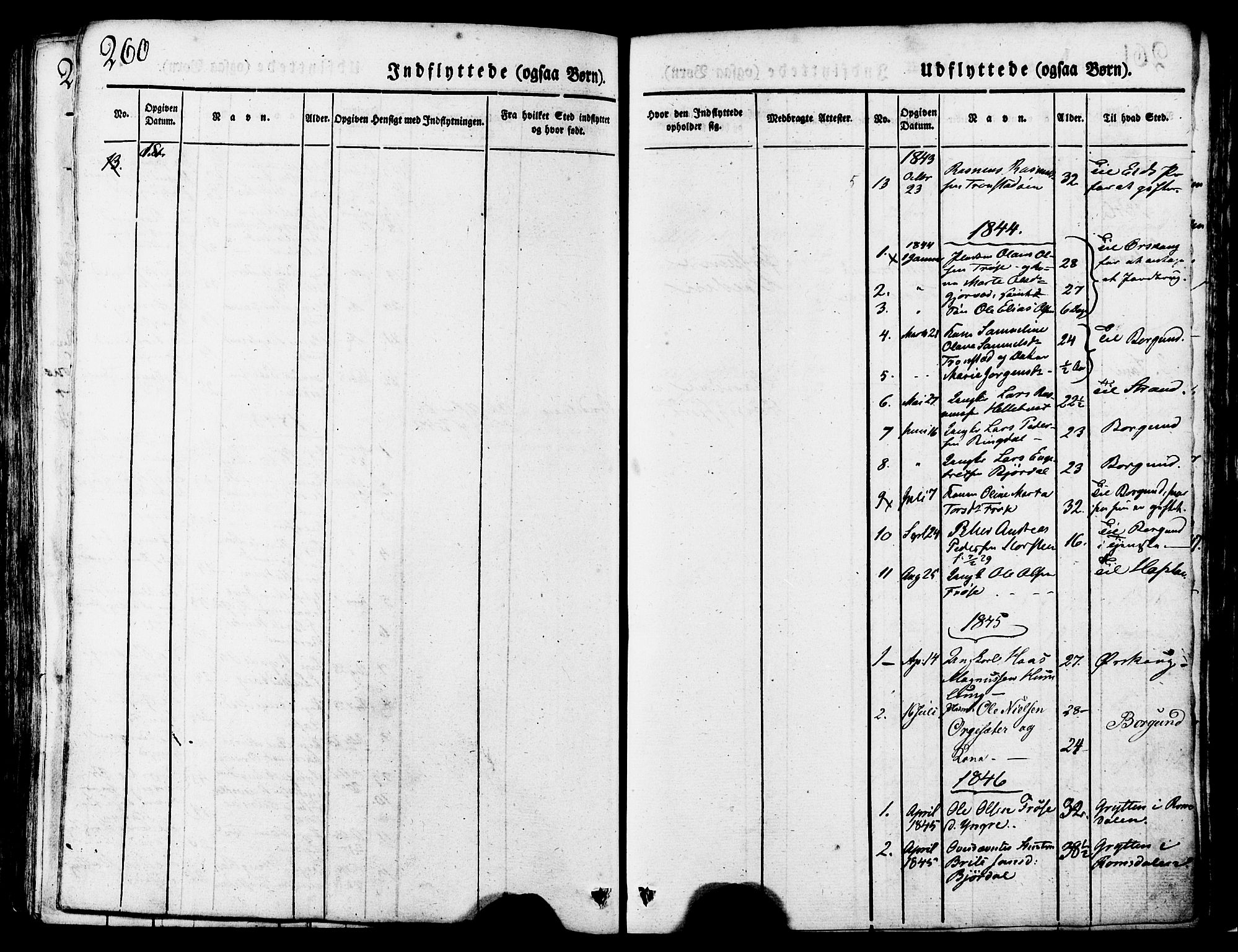 Ministerialprotokoller, klokkerbøker og fødselsregistre - Møre og Romsdal, SAT/A-1454/517/L0221: Parish register (official) no. 517A01, 1827-1858, p. 260