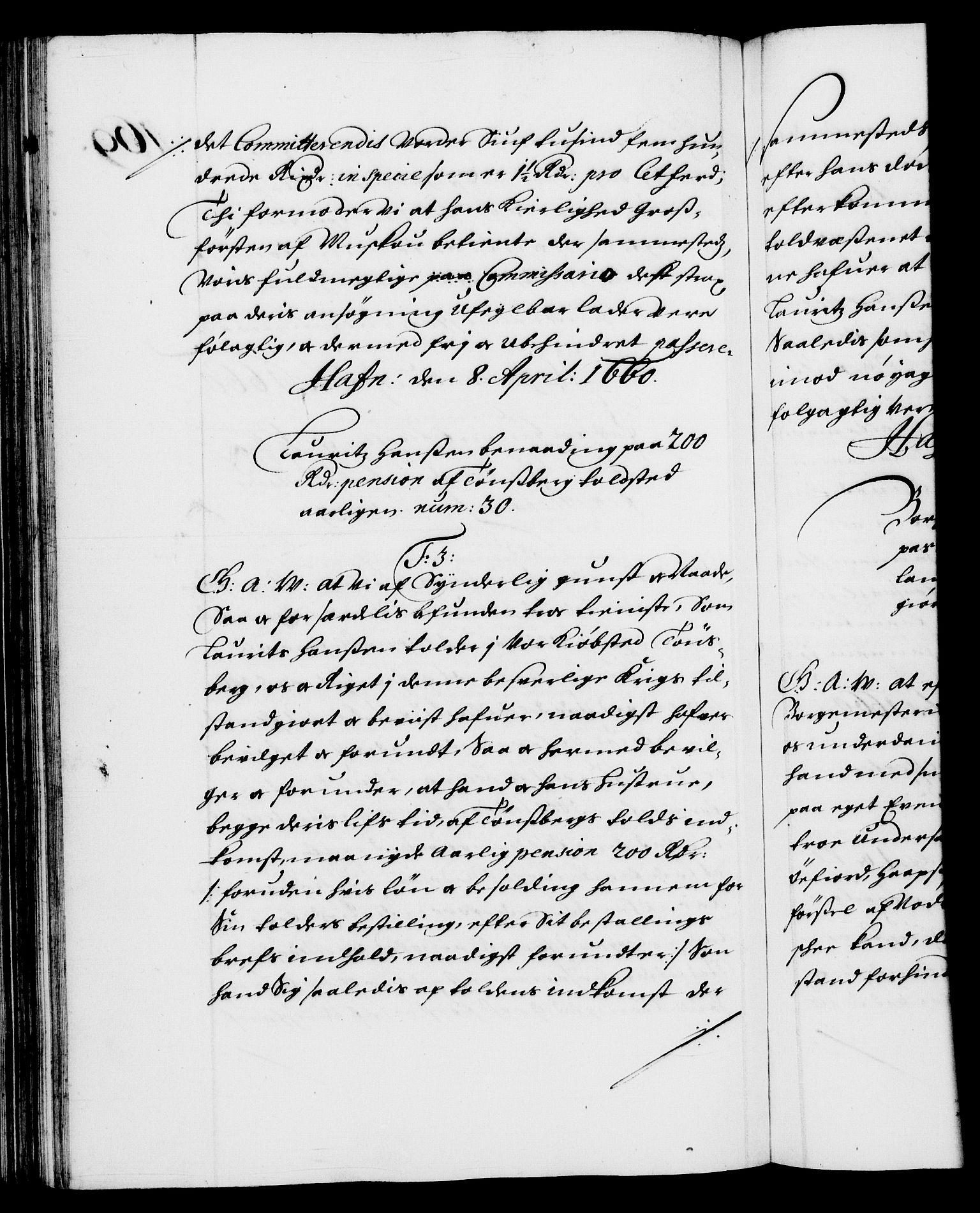 Danske Kanselli 1572-1799, RA/EA-3023/F/Fc/Fca/Fcaa/L0009: Norske registre (mikrofilm), 1657-1660, p. 169b