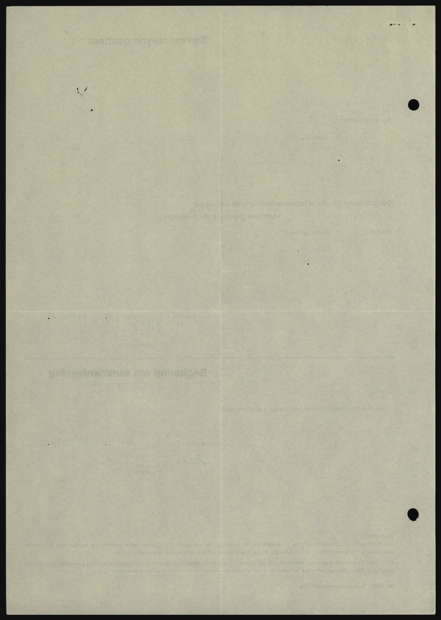 Nord-Hedmark sorenskriveri, SAH/TING-012/H/Hc/L0033: Mortgage book no. 33, 1970-1970, Diary no: : 3089/1970