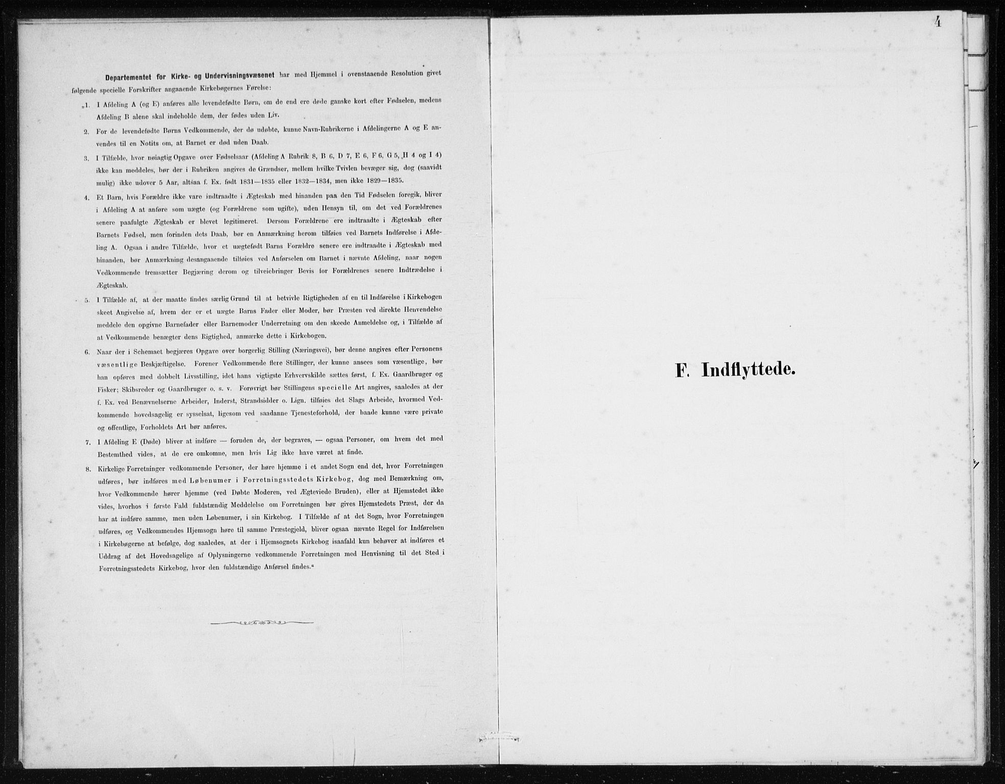 Kinn sokneprestembete, SAB/A-80801/H/Haa/Haad/L0007: Parish register (official) no. D 7, 1883-1922, p. 4