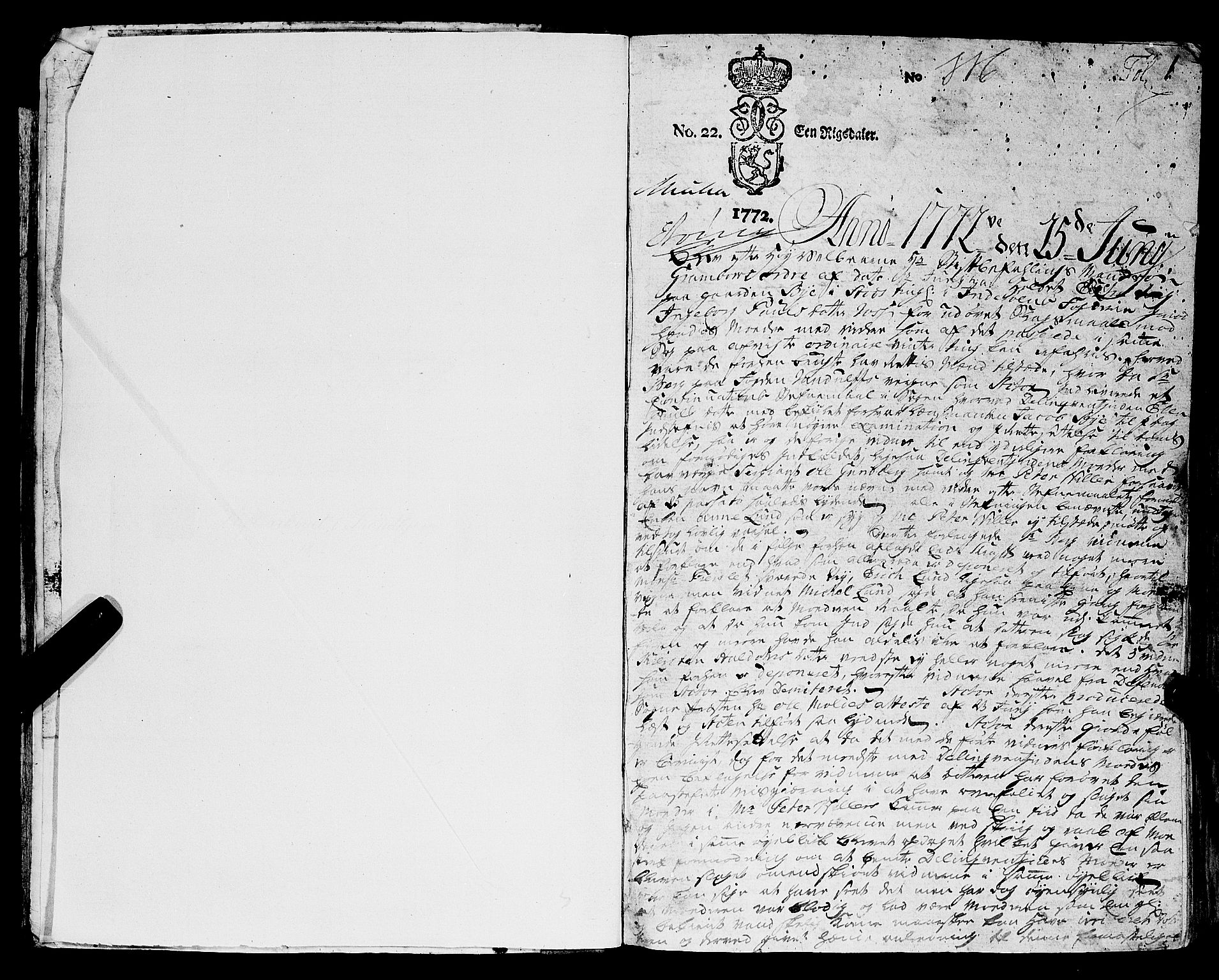 Inderøy sorenskriveri, SAT/A-4147/1/1/1A/L0011: Tingbok, 1772-1778, p. 0b-1a