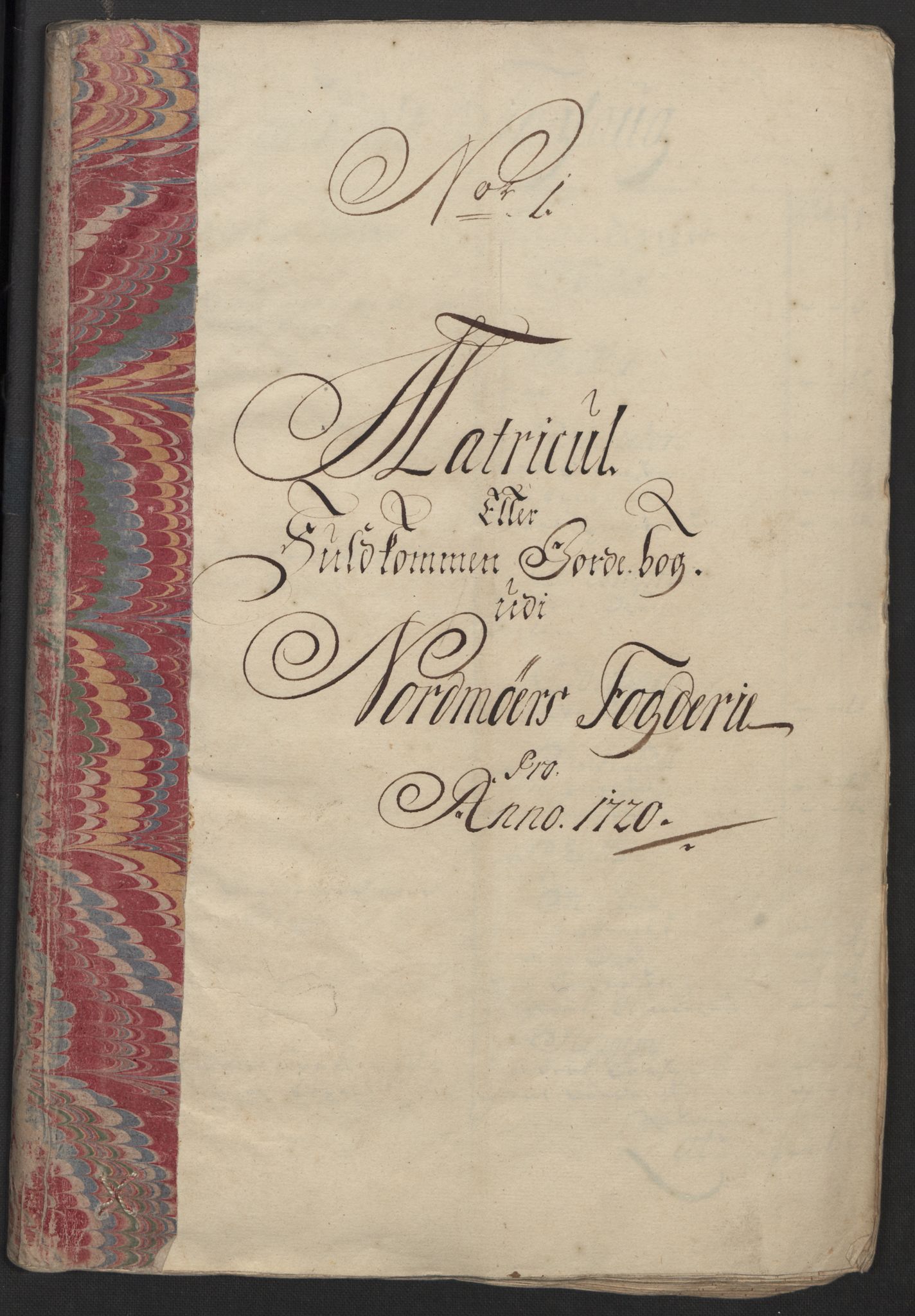 Rentekammeret inntil 1814, Reviderte regnskaper, Fogderegnskap, RA/EA-4092/R56/L3753: Fogderegnskap Nordmøre, 1720, p. 23