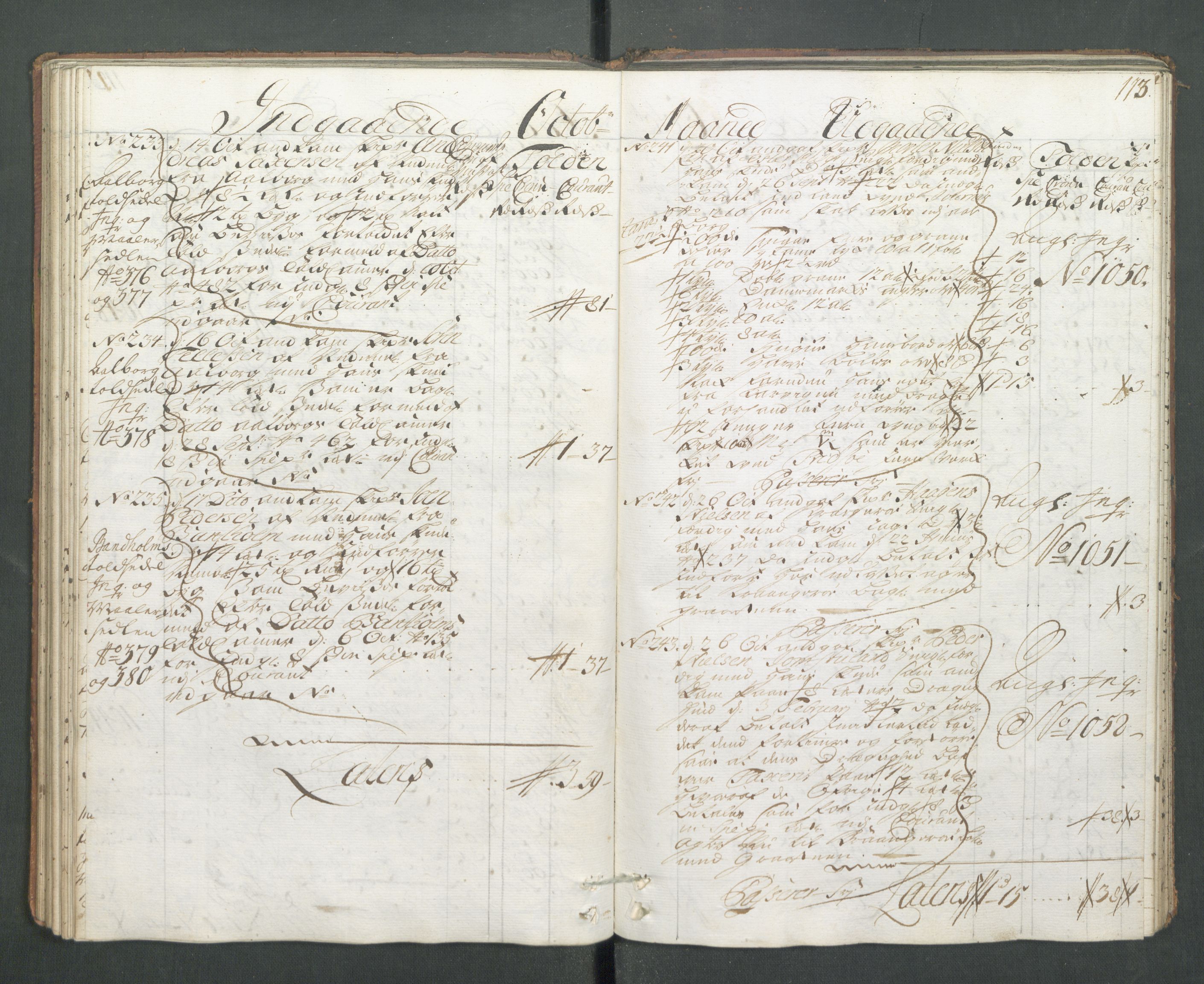 Generaltollkammeret, tollregnskaper, AV/RA-EA-5490/R14/L0013/0001: Tollregnskaper Øster-Risør / Hovedtollbok, 1733, p. 112b-113a