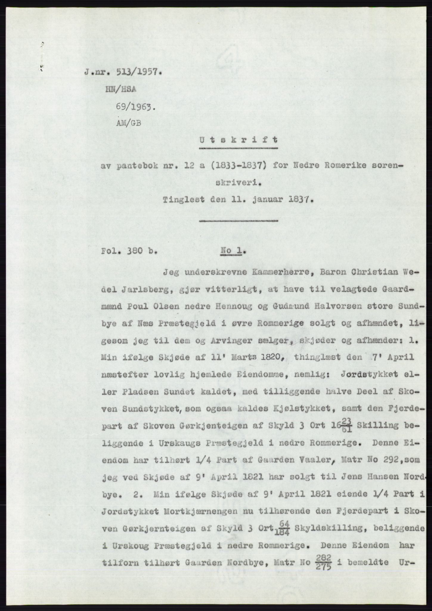 Statsarkivet i Oslo, SAO/A-10621/Z/Zd/L0006: Avskrifter, j.nr 5-792/1957, 1957, p. 290