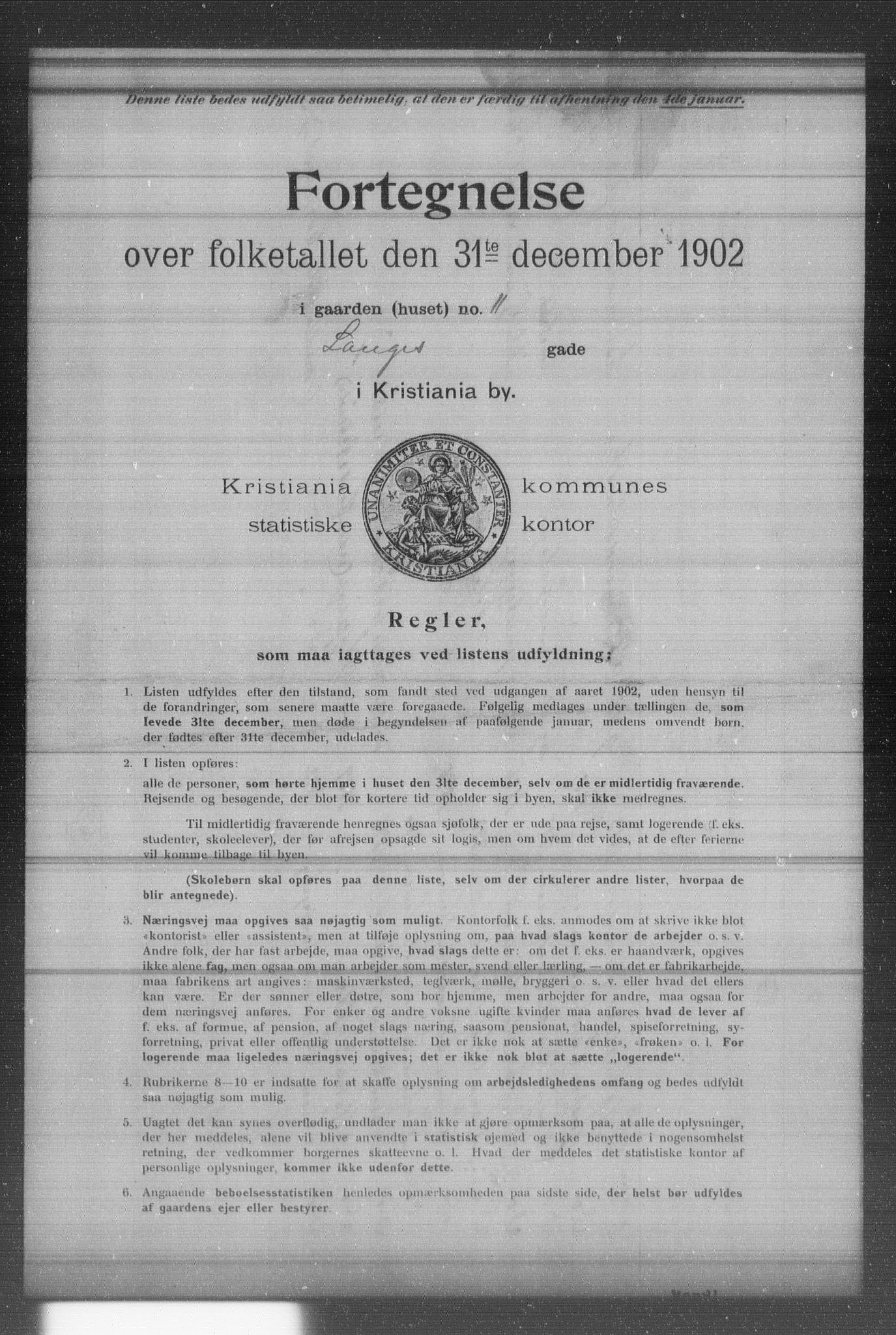 OBA, Municipal Census 1902 for Kristiania, 1902, p. 10777