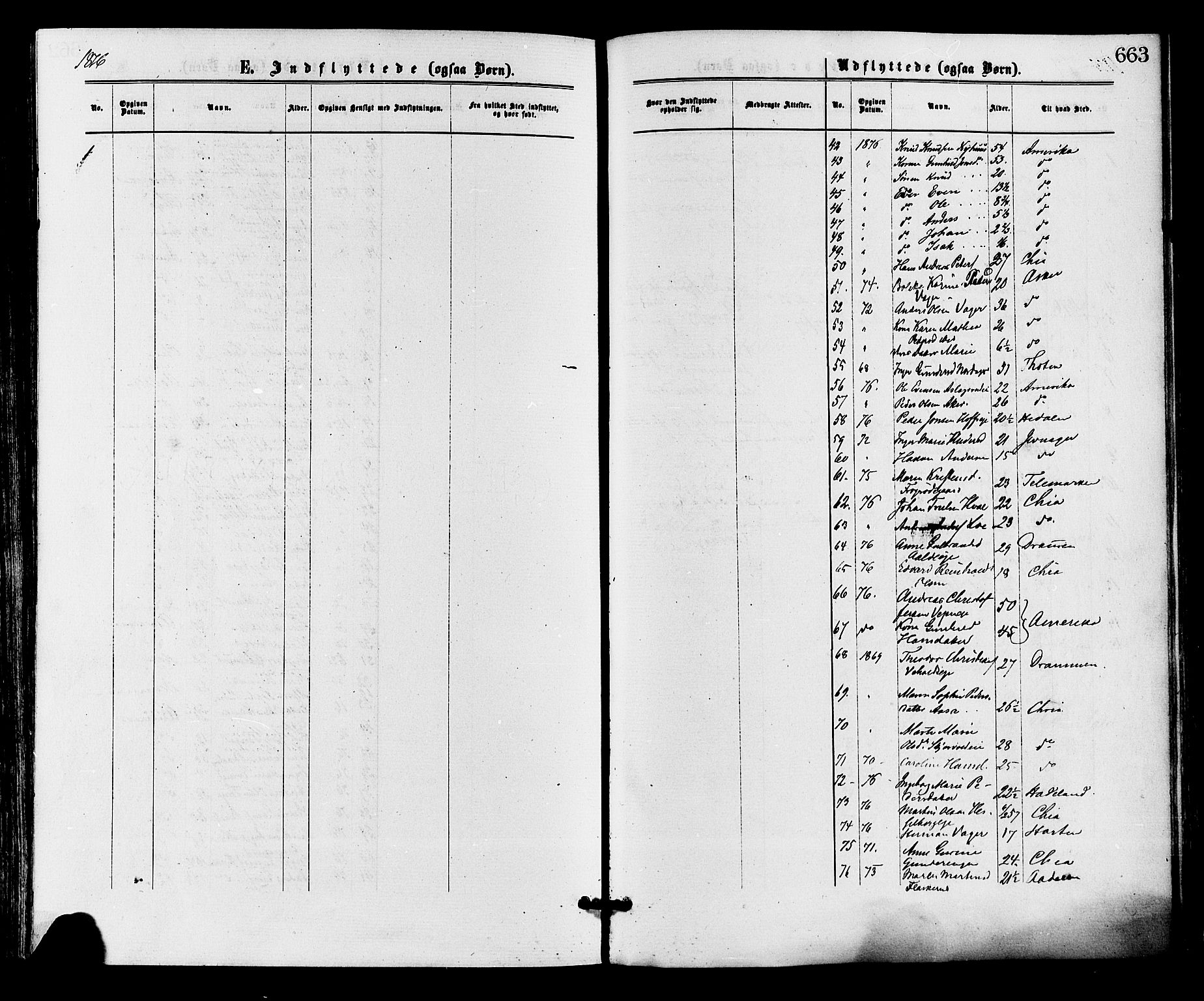 Norderhov kirkebøker, AV/SAKO-A-237/F/Fa/L0015: Parish register (official) no. 15, 1875-1884, p. 663