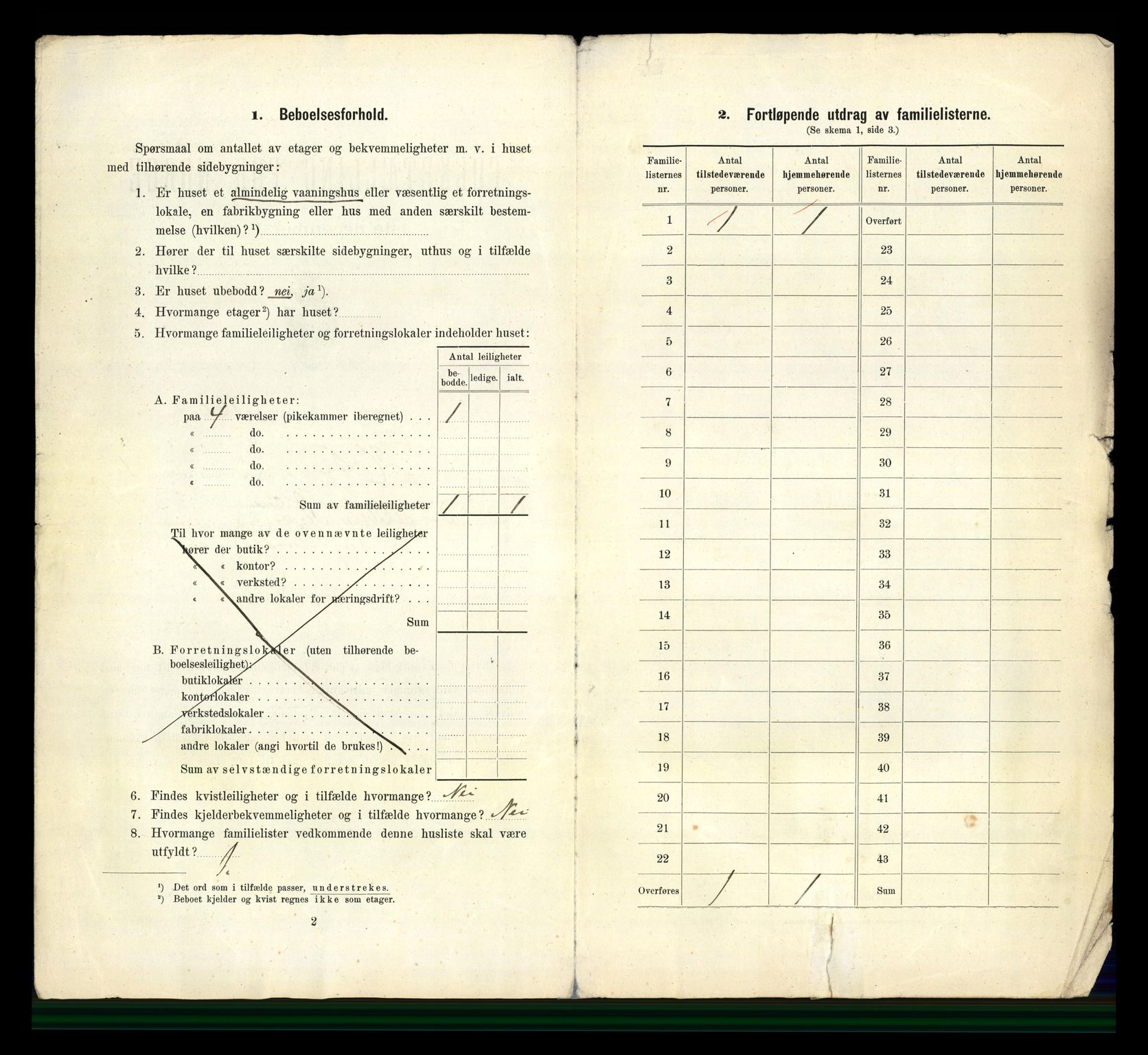 RA, 1910 census for Horten, 1910, p. 1239