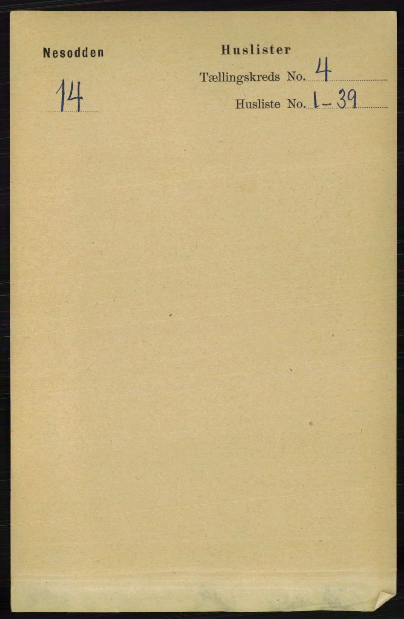 RA, 1891 census for 0216 Nesodden, 1891, p. 1646