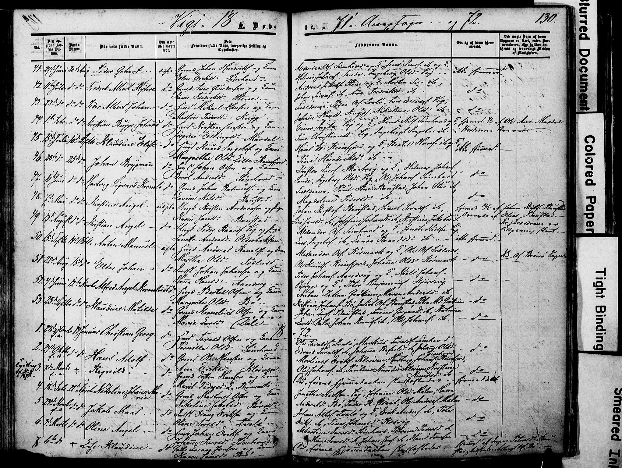 Ministerialprotokoller, klokkerbøker og fødselsregistre - Nordland, AV/SAT-A-1459/812/L0176: Parish register (official) no. 812A05, 1834-1874, p. 130