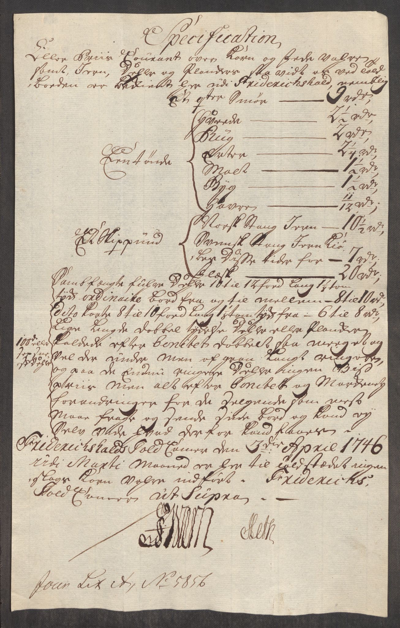 Rentekammeret inntil 1814, Realistisk ordnet avdeling, AV/RA-EA-4070/Oe/L0003: [Ø1]: Priskuranter, 1745-1748, p. 227