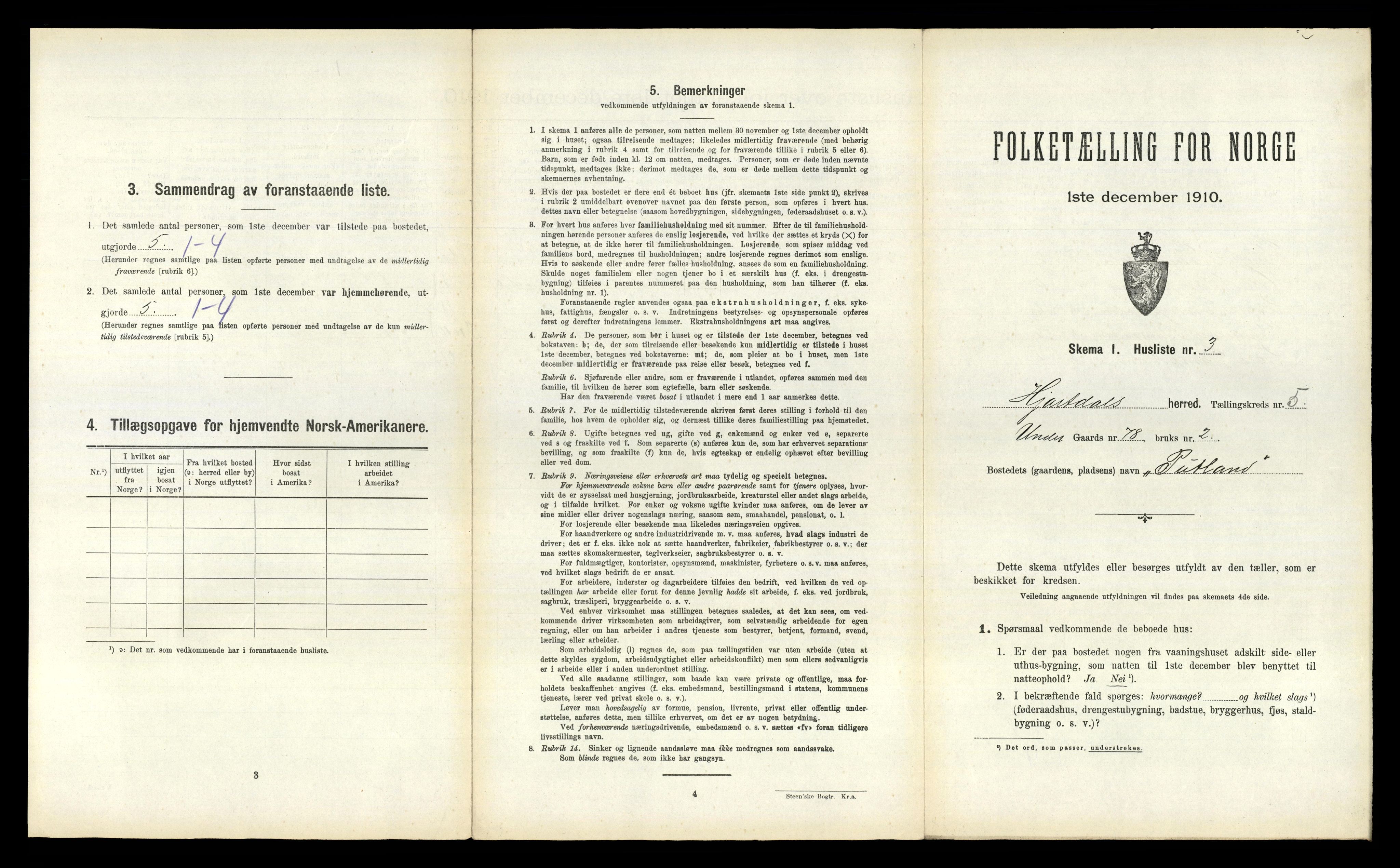 RA, 1910 census for Hjartdal, 1910, p. 552