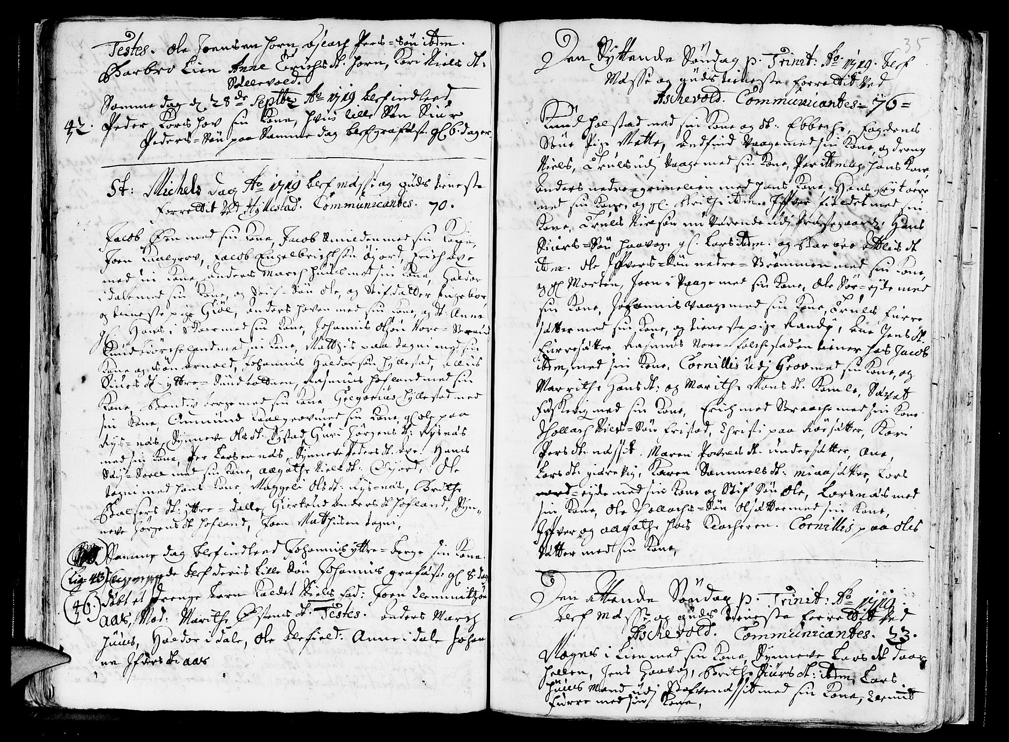 Askvoll sokneprestembete, AV/SAB-A-79501/H/Haa/Haaa/L0004: Parish register (official) no. A 4, 1718-1722, p. 35