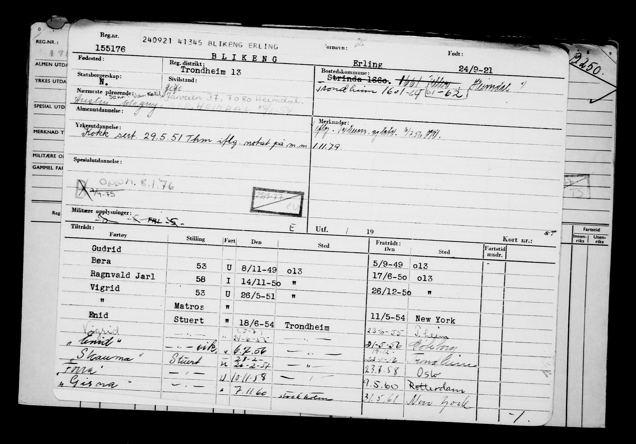 Direktoratet for sjømenn, RA/S-3545/G/Gb/L0198: Hovedkort, 1921, p. 225