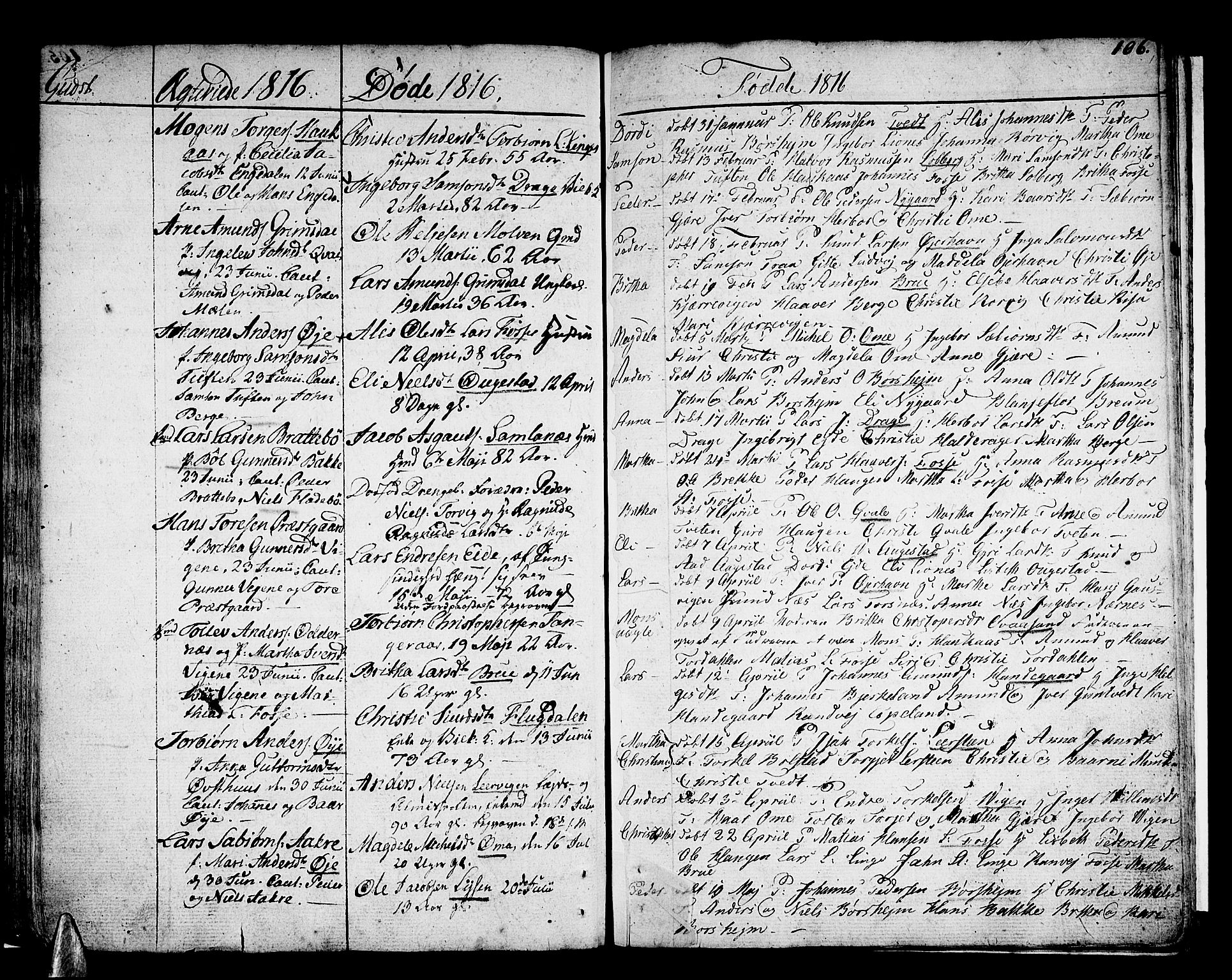 Strandebarm sokneprestembete, SAB/A-78401/H/Haa: Parish register (official) no. A 4, 1788-1817, p. 106