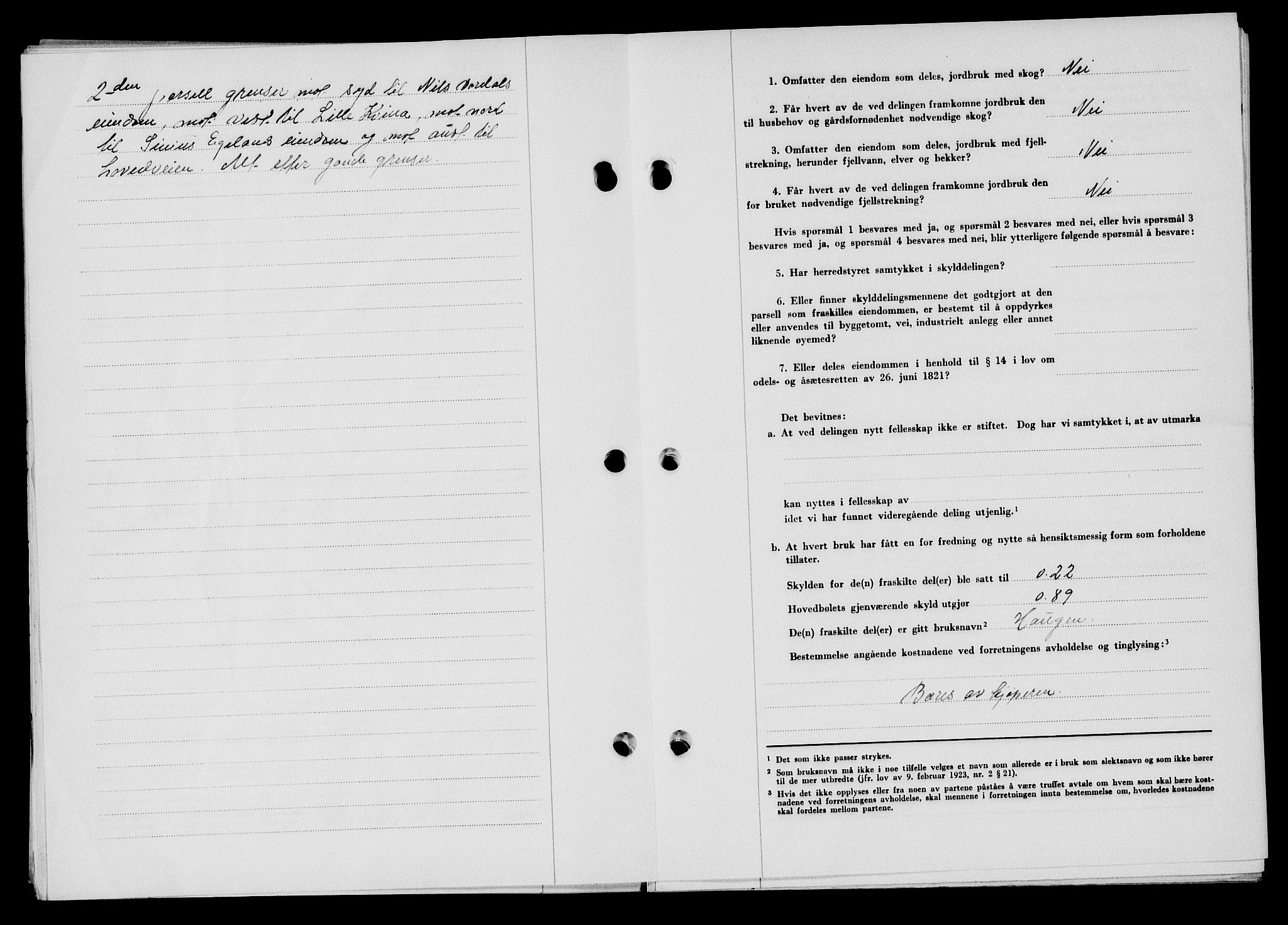 Flekkefjord sorenskriveri, SAK/1221-0001/G/Gb/Gba/L0064: Mortgage book no. A-12, 1948-1949, Diary no: : 646/1948