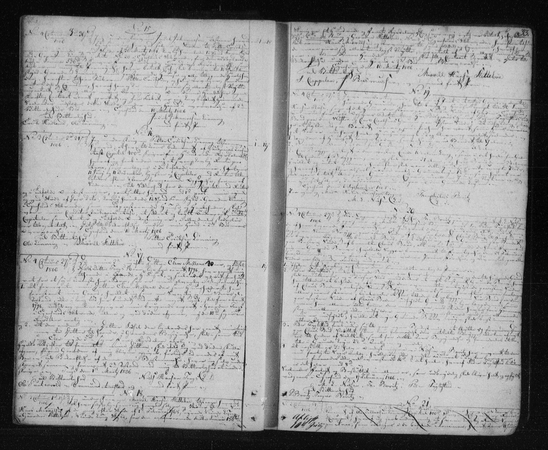 Jæren og Dalane sorenskriveri, AV/SAST-A-100306/4/41/41B/L0011: Mortgage book no. 8, 1805-1812, p. 33