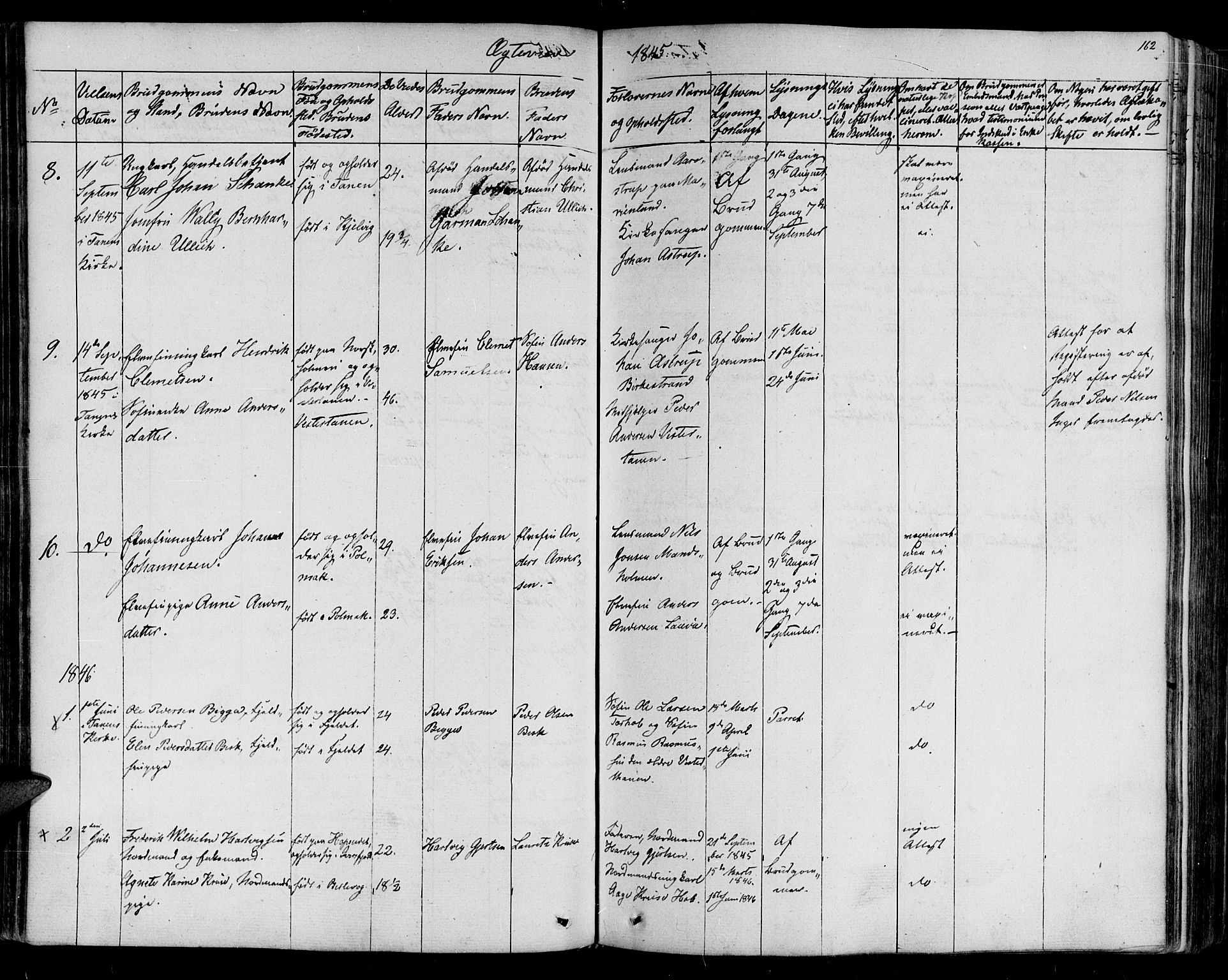 Lebesby sokneprestkontor, SATØ/S-1353/H/Ha/L0003kirke: Parish register (official) no. 3, 1833-1852, p. 162