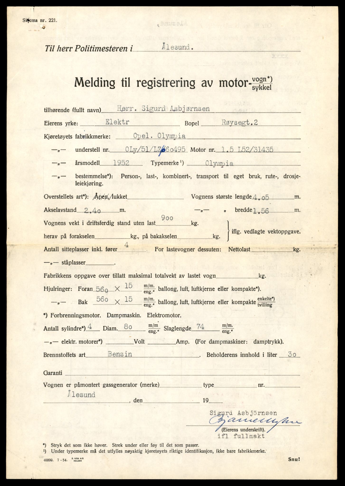 Møre og Romsdal vegkontor - Ålesund trafikkstasjon, AV/SAT-A-4099/F/Fe/L0019: Registreringskort for kjøretøy T 10228 - T 10350, 1927-1998, p. 1537