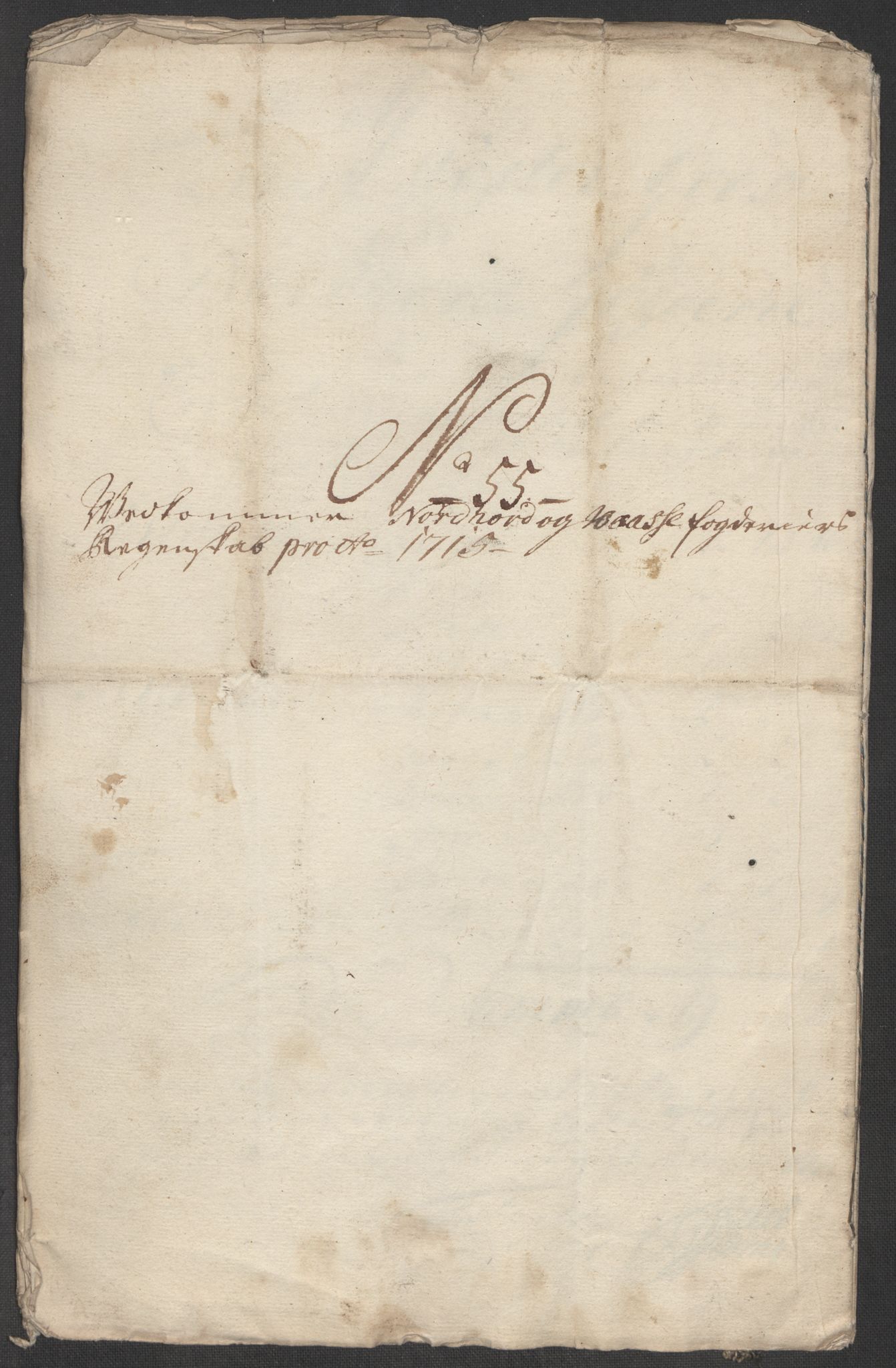 Rentekammeret inntil 1814, Reviderte regnskaper, Fogderegnskap, AV/RA-EA-4092/R51/L3198: Fogderegnskap Nordhordland og Voss, 1715, p. 285