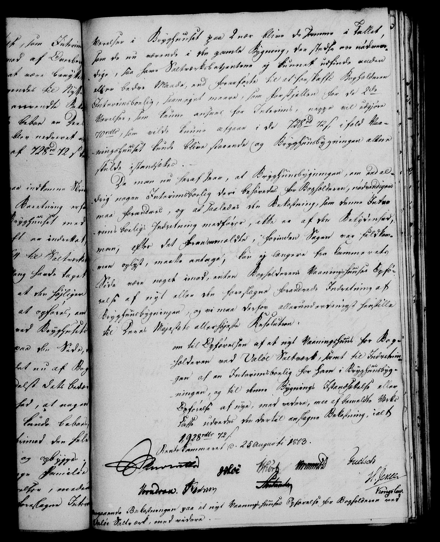 Rentekammeret, Renteskriverkontorene, AV/RA-EA-3115/M/Mf/Mfb/L0006: Relasjons- og resolusjonsprotokoll med register (merket RK 54.12), 1803-1804